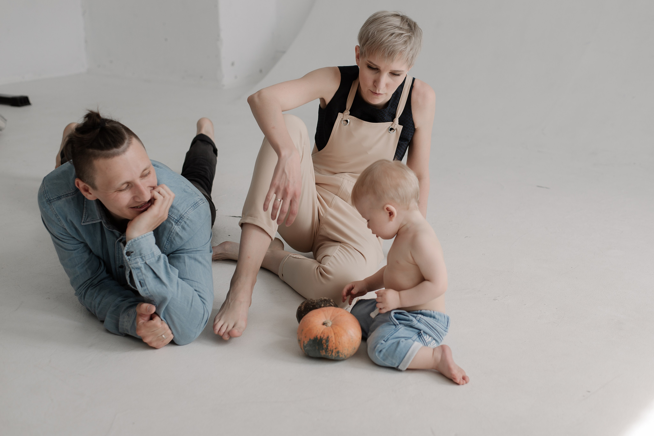 Родион, Ольга и Елисей. Портретный фотограф Ксения Люндовская