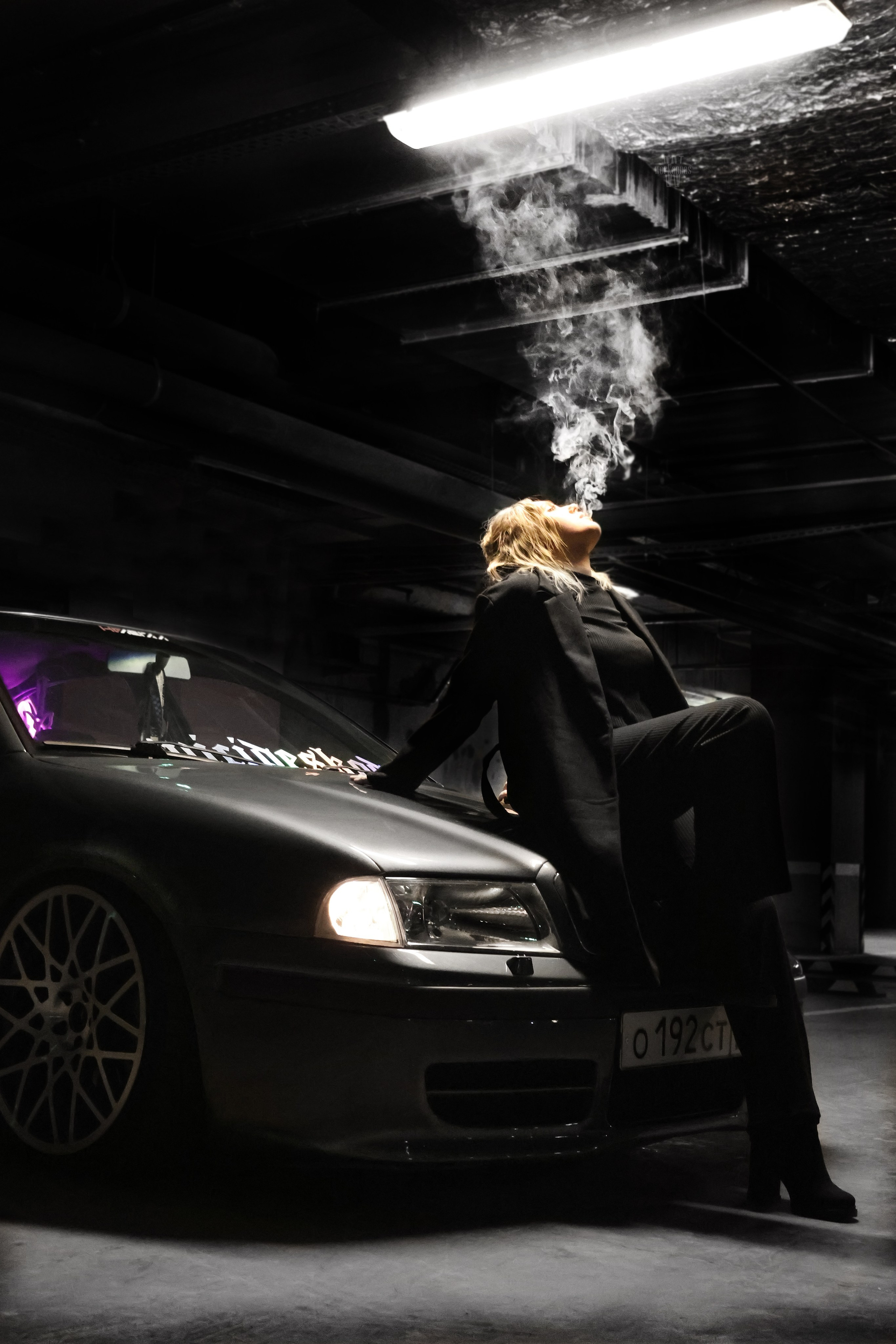 Yana & Skoda Octavia. Фотограф Анна Гаврилова