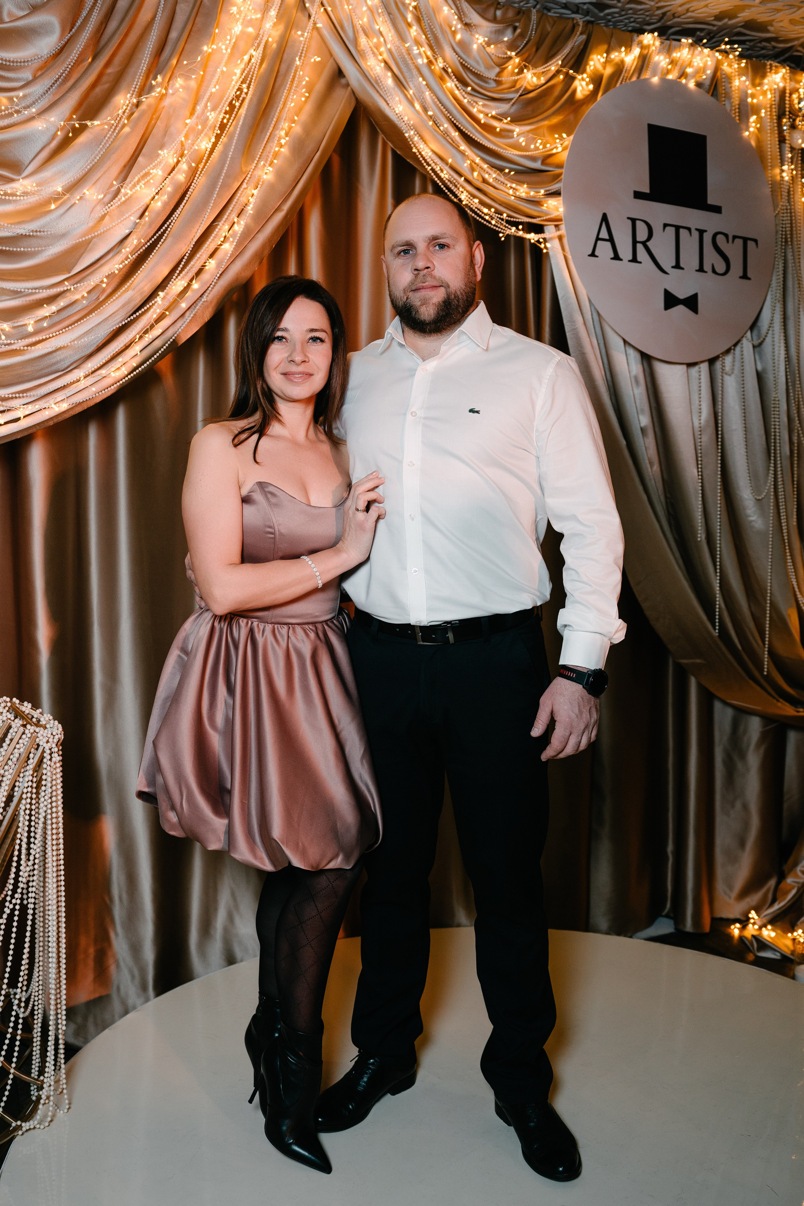 Новогодний вечер в Артисте. Свадебный и семейный фотограф в Воронеже Анастасия Бойко