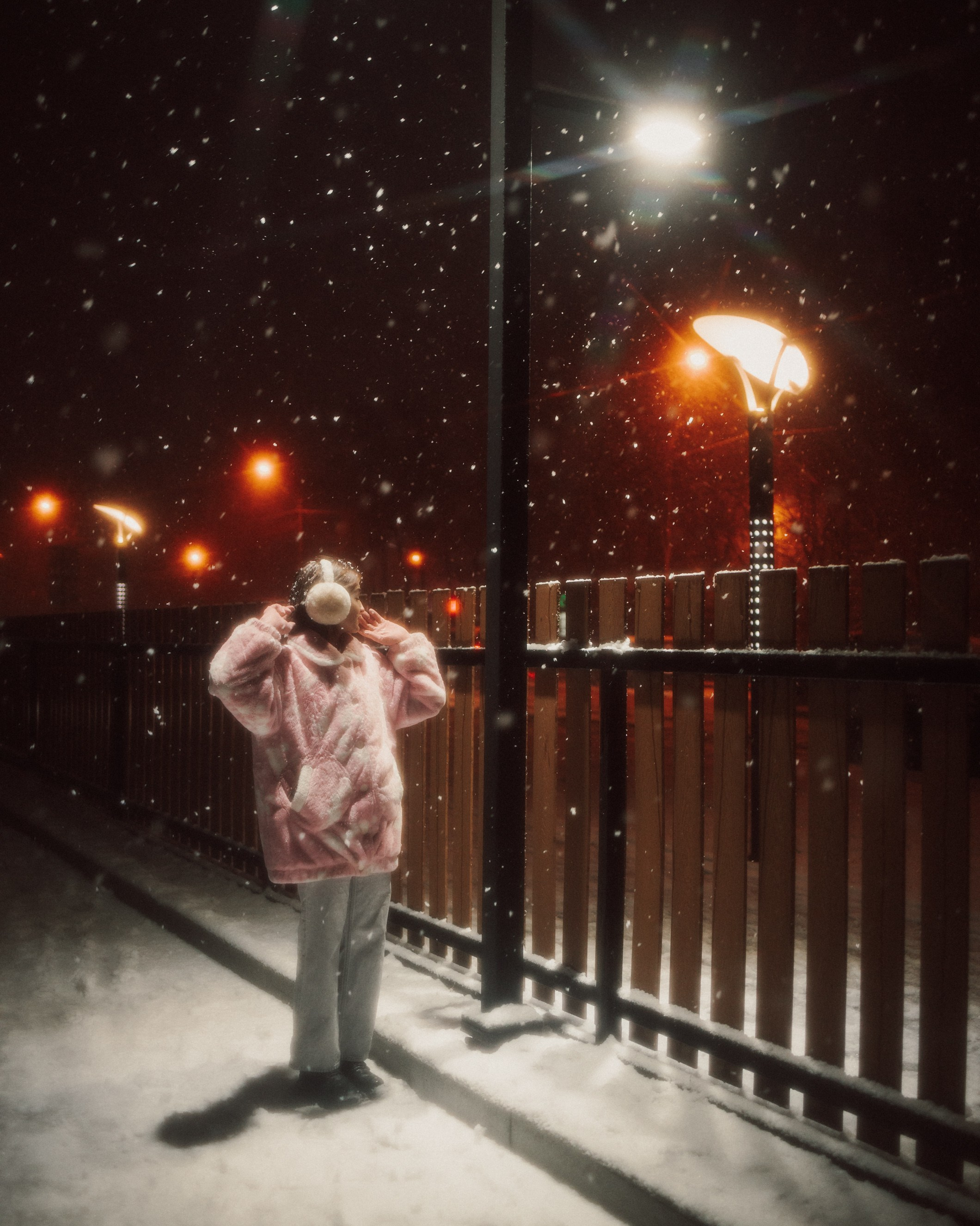 Снегопад. Фотограф Уссурийск