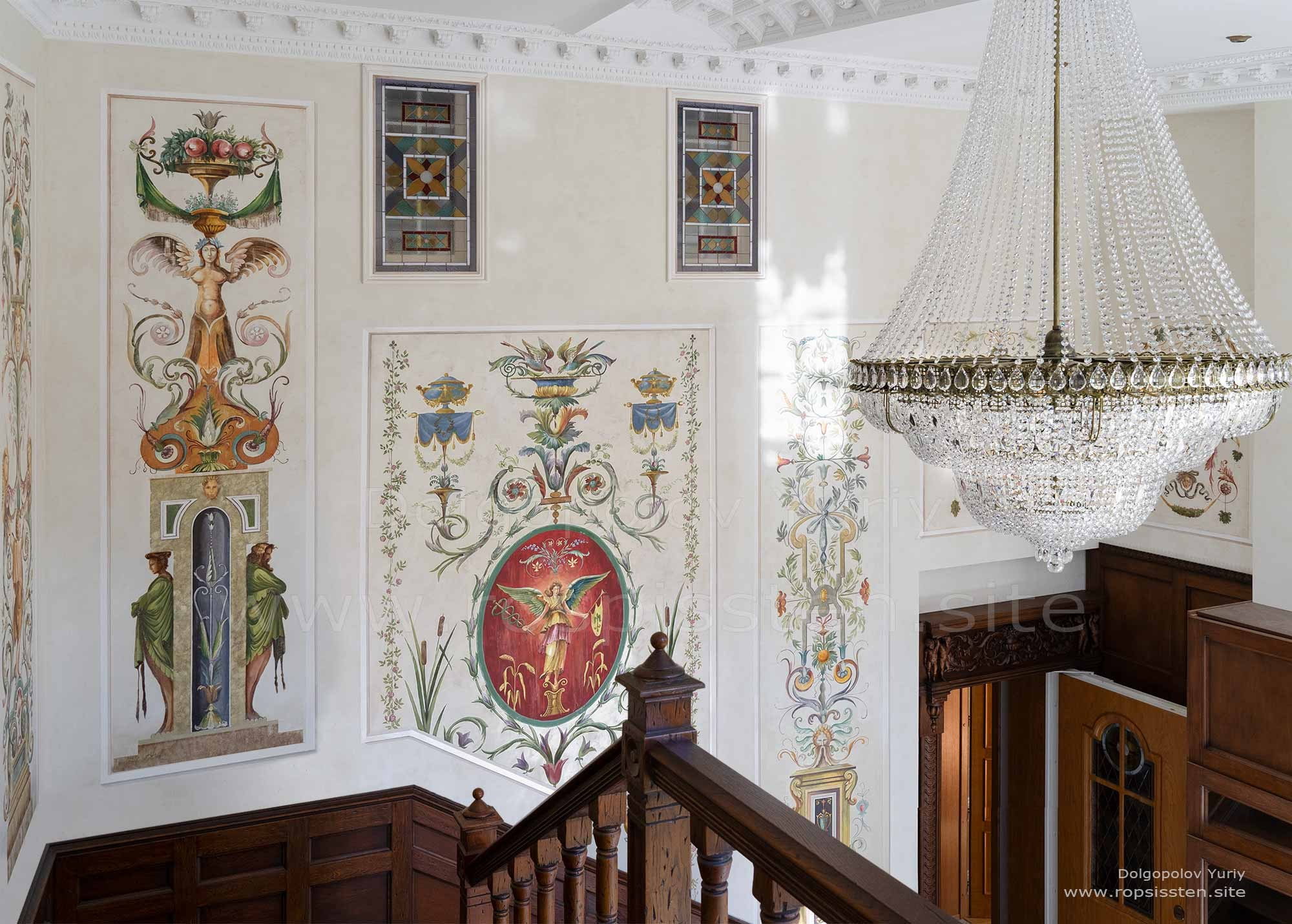 Альфрейная роспись парадной