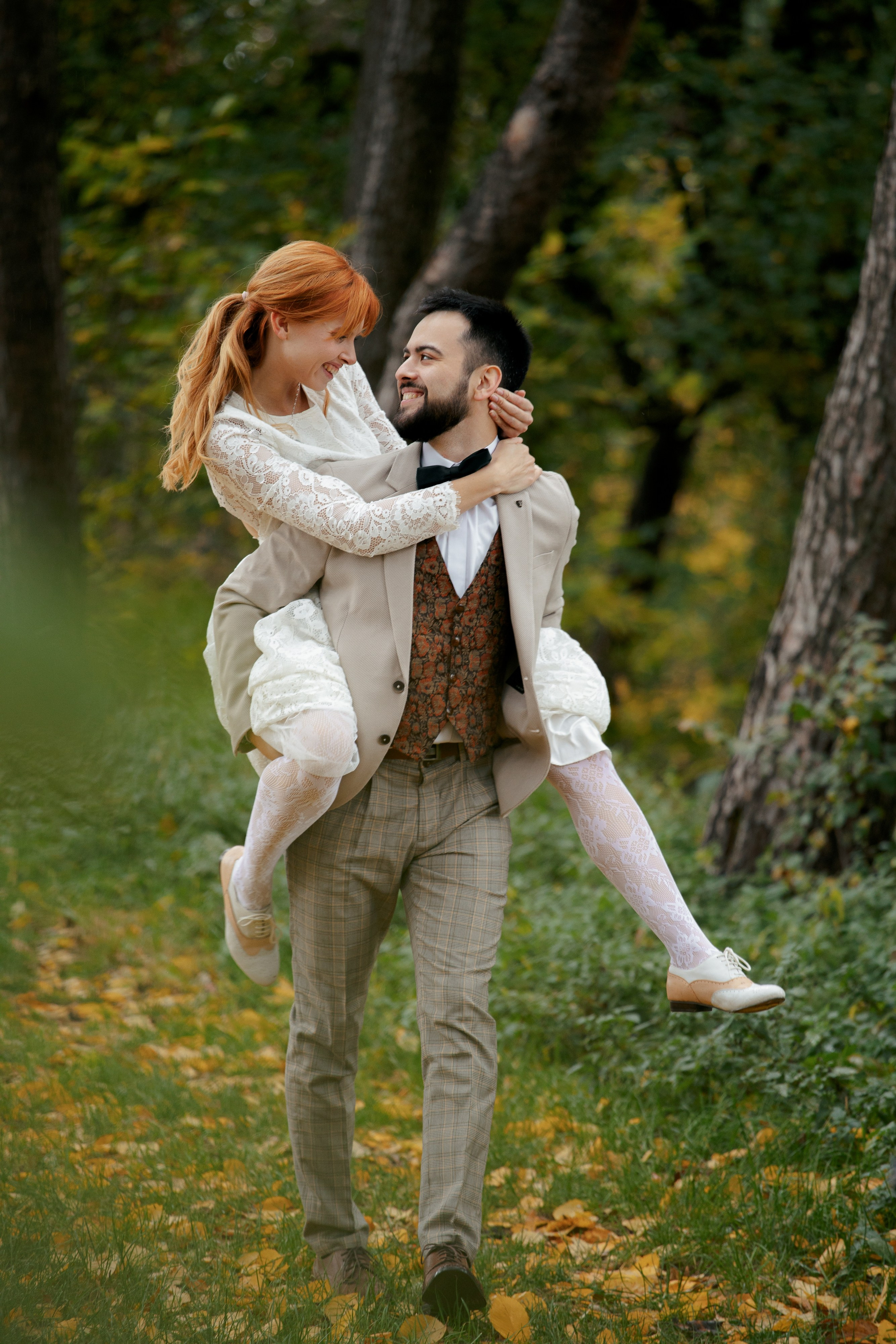 Ślubna sesja zdjęciowa w plenerze. Свадебный фотограф Варшава Лодзь Польша Елена Юцова