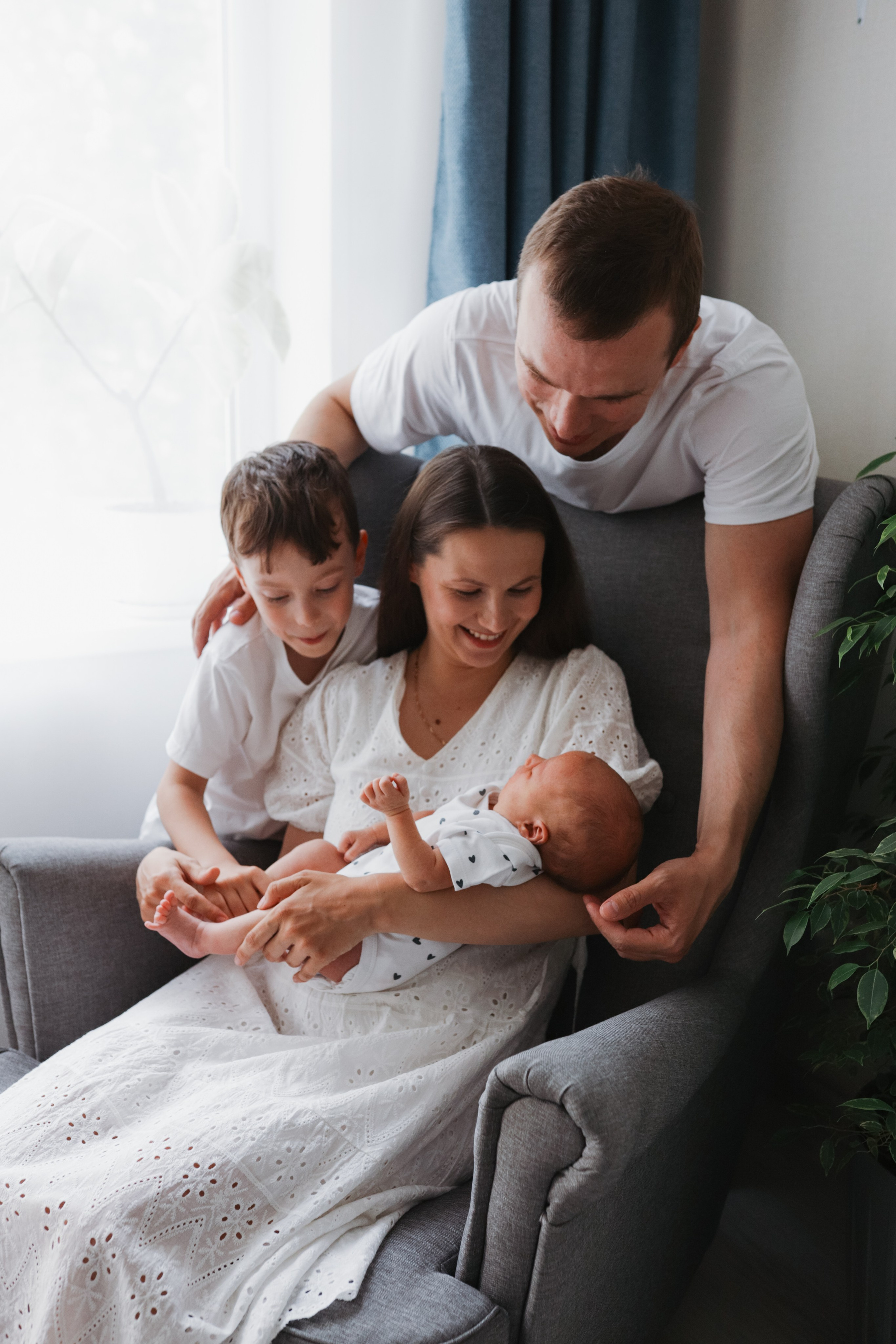 Даша newborn. Семейный фотограф Москва
