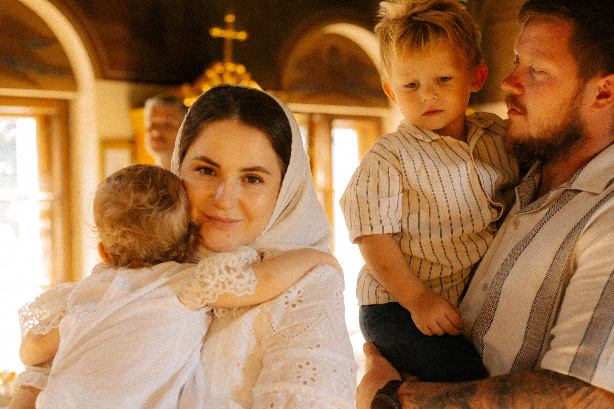 Фотосессия крещения. Семейный фотограф Виктория Потехина Москва