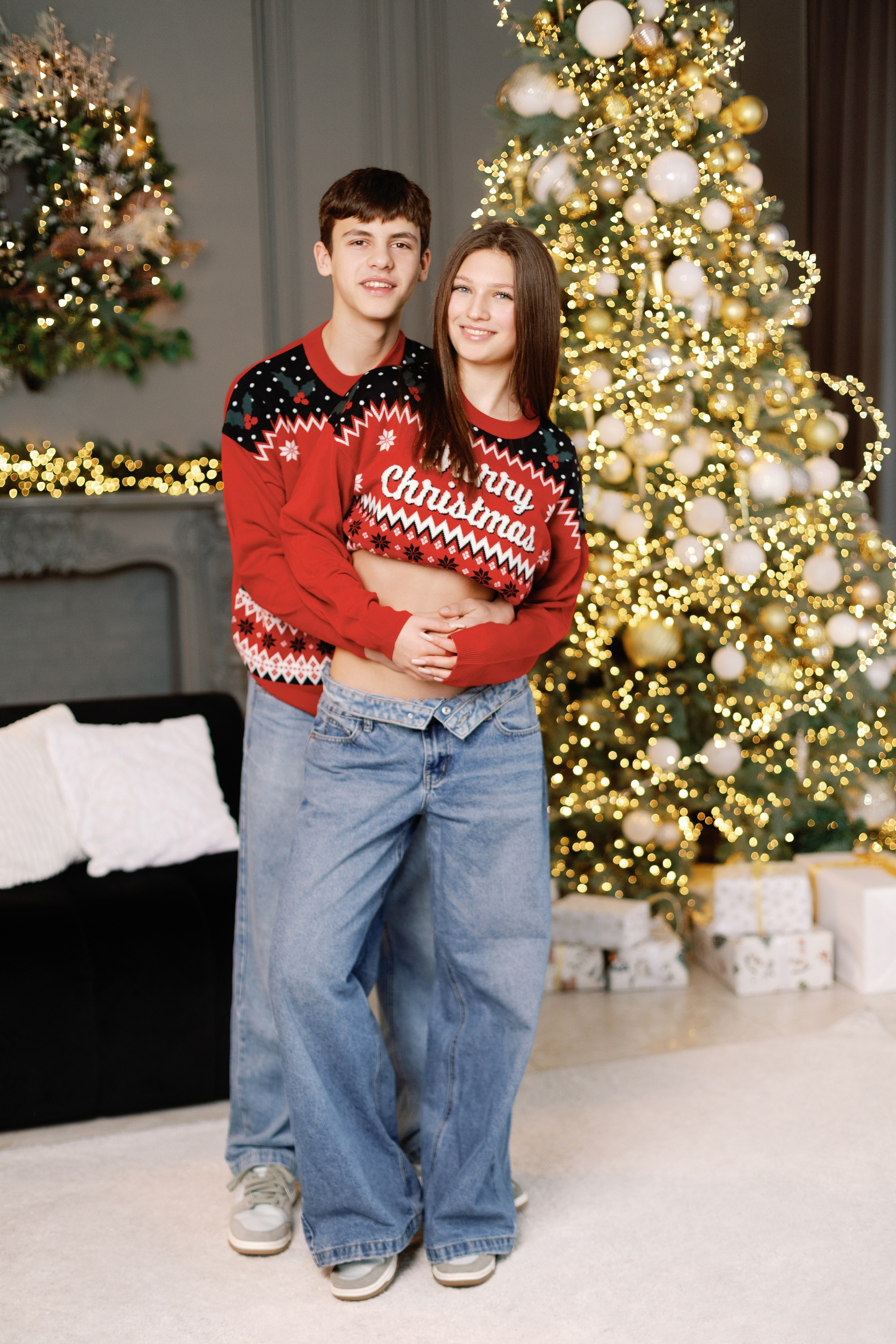 Новогодняя фотосессия в Ростове в фотостудии