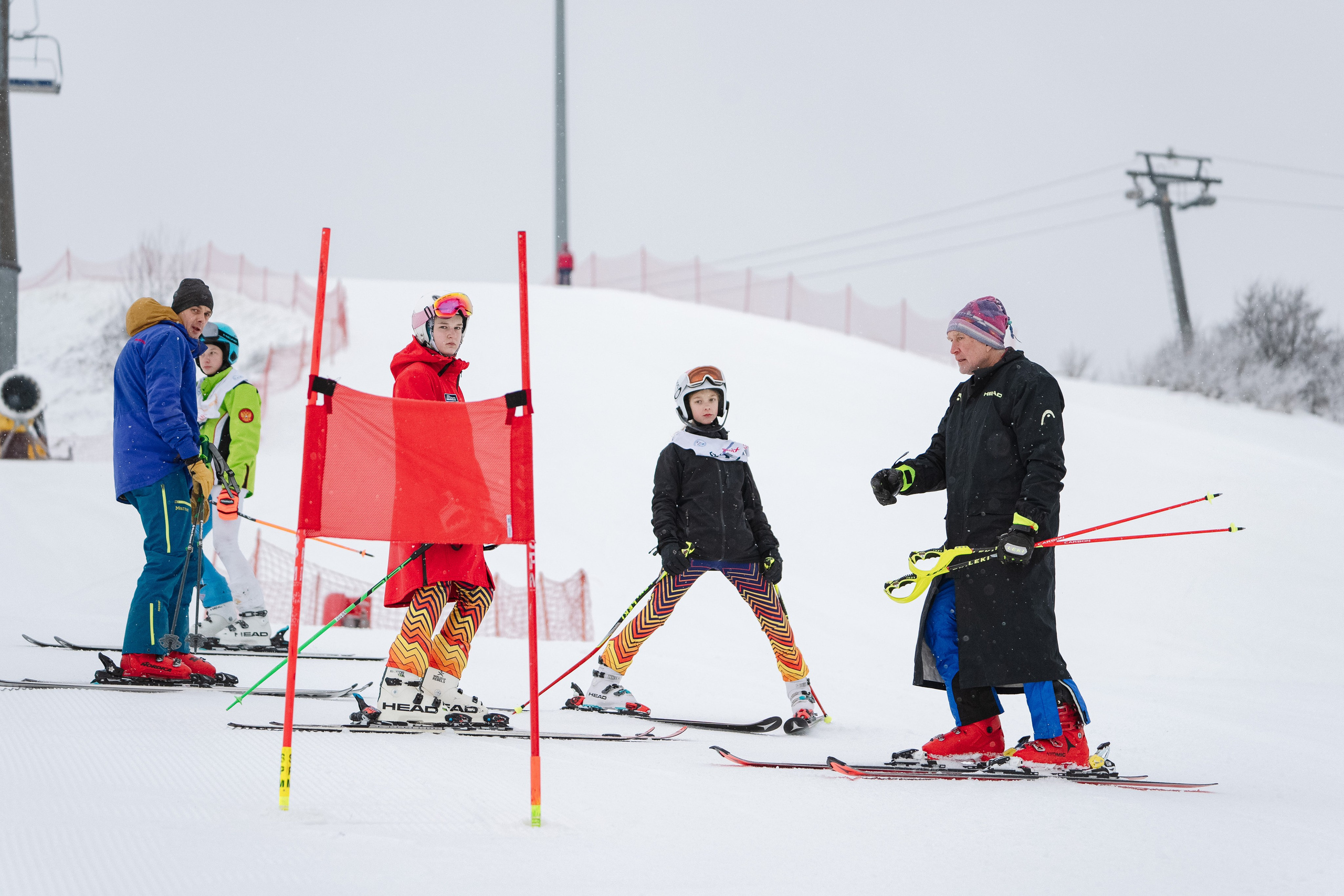 Горные лыжи. Первенство Центрального Федерального Округа. GS U14 Шуколово. Фотограф Студитский Евгений