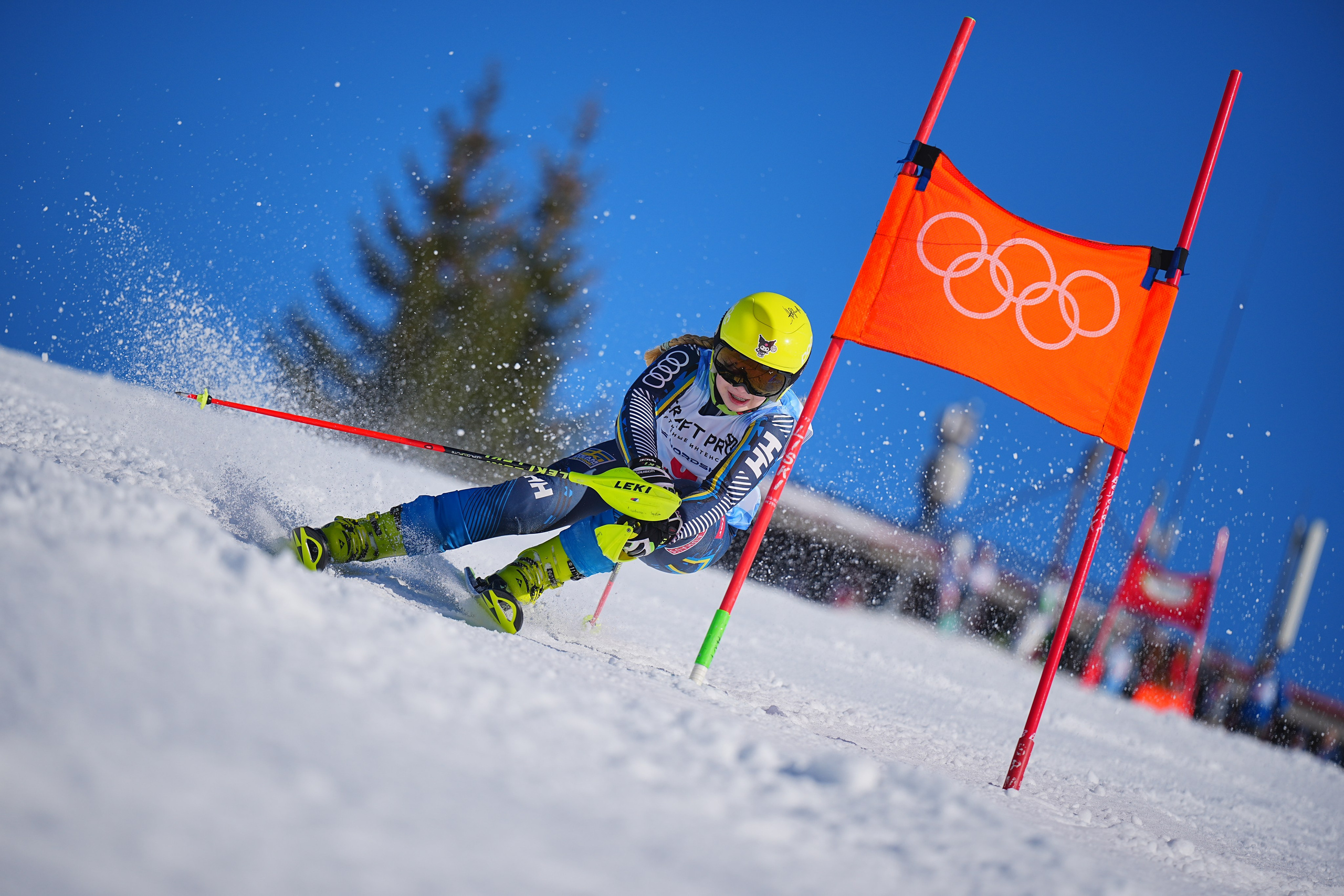 Шуколово. Открытое Первенство МФТИ по горным лыжам. GS, Telemark, 2024. Фотограф Студитский Евгений