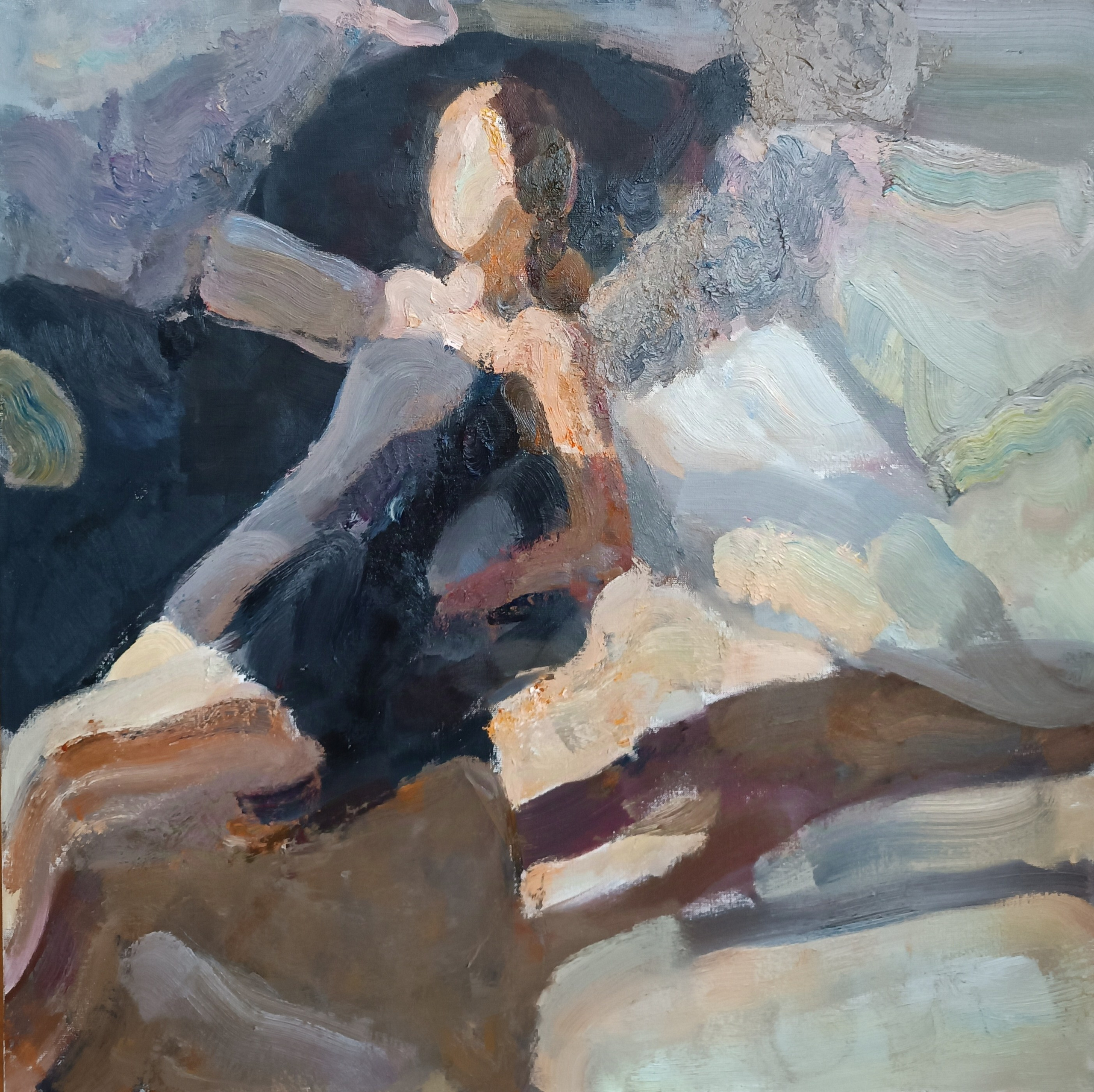 В солнечных лучах. Художник Алексей Никольский