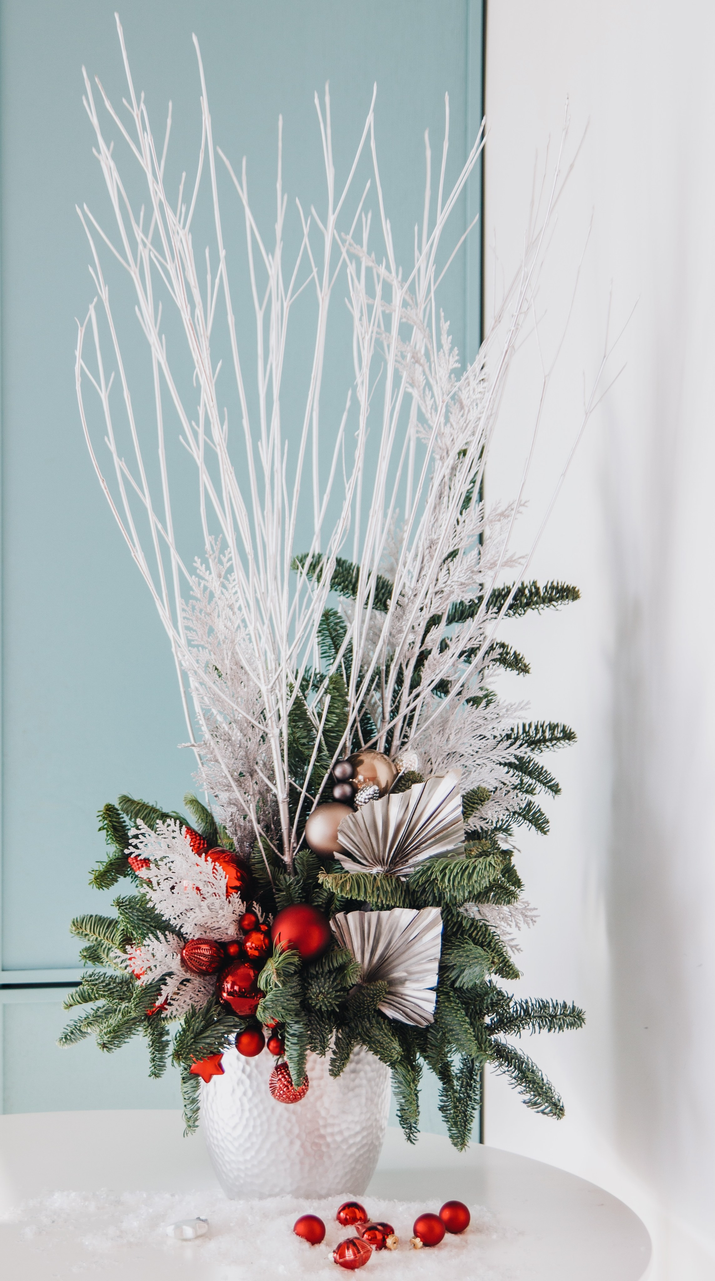 Новогодние композиции. Ксения Почтарь. Декоратор и флорист, город Владивосток