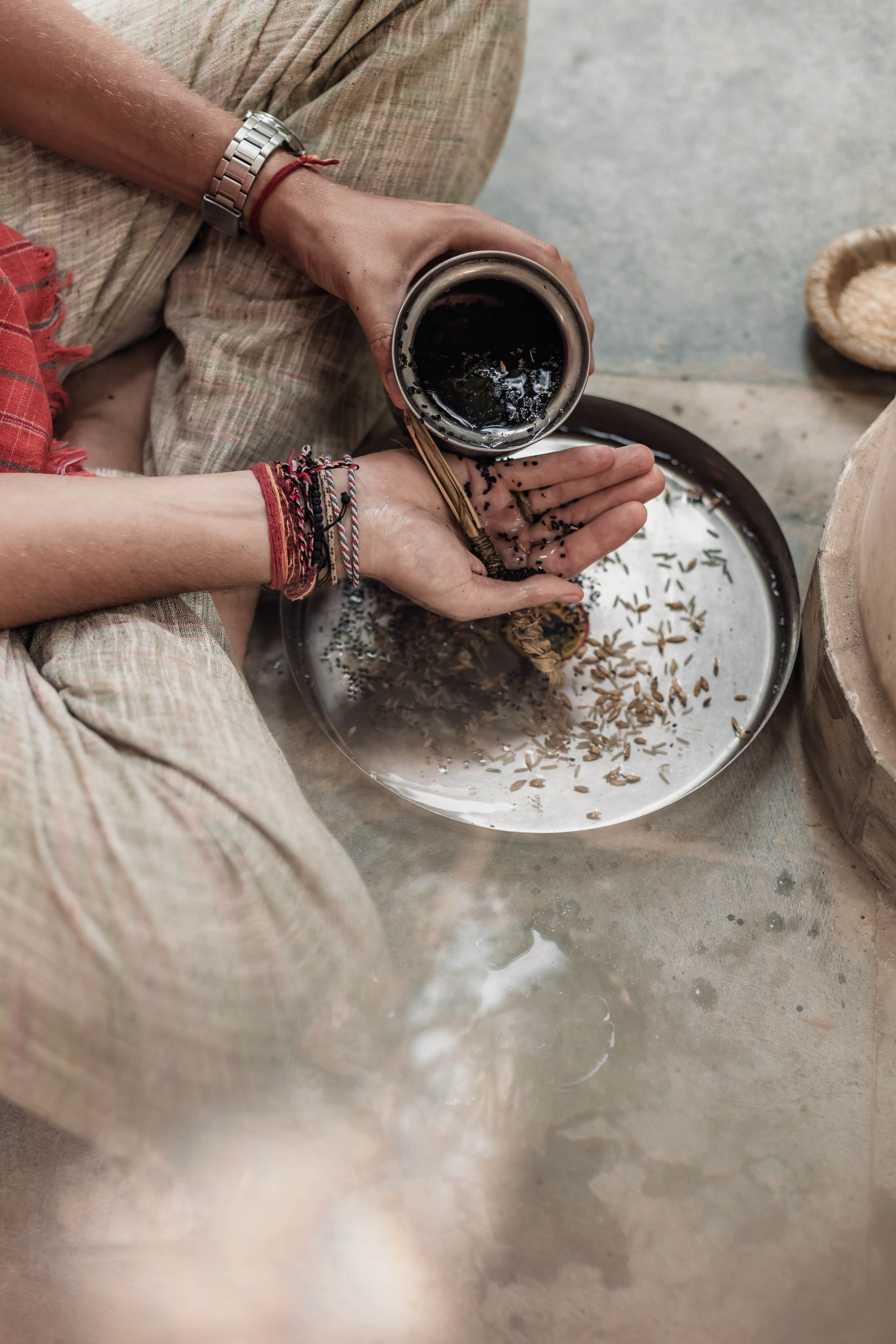 Pitri Paksha yagyas & poojas Devraha Baba ji ashram. Mariam Bagdasaryan