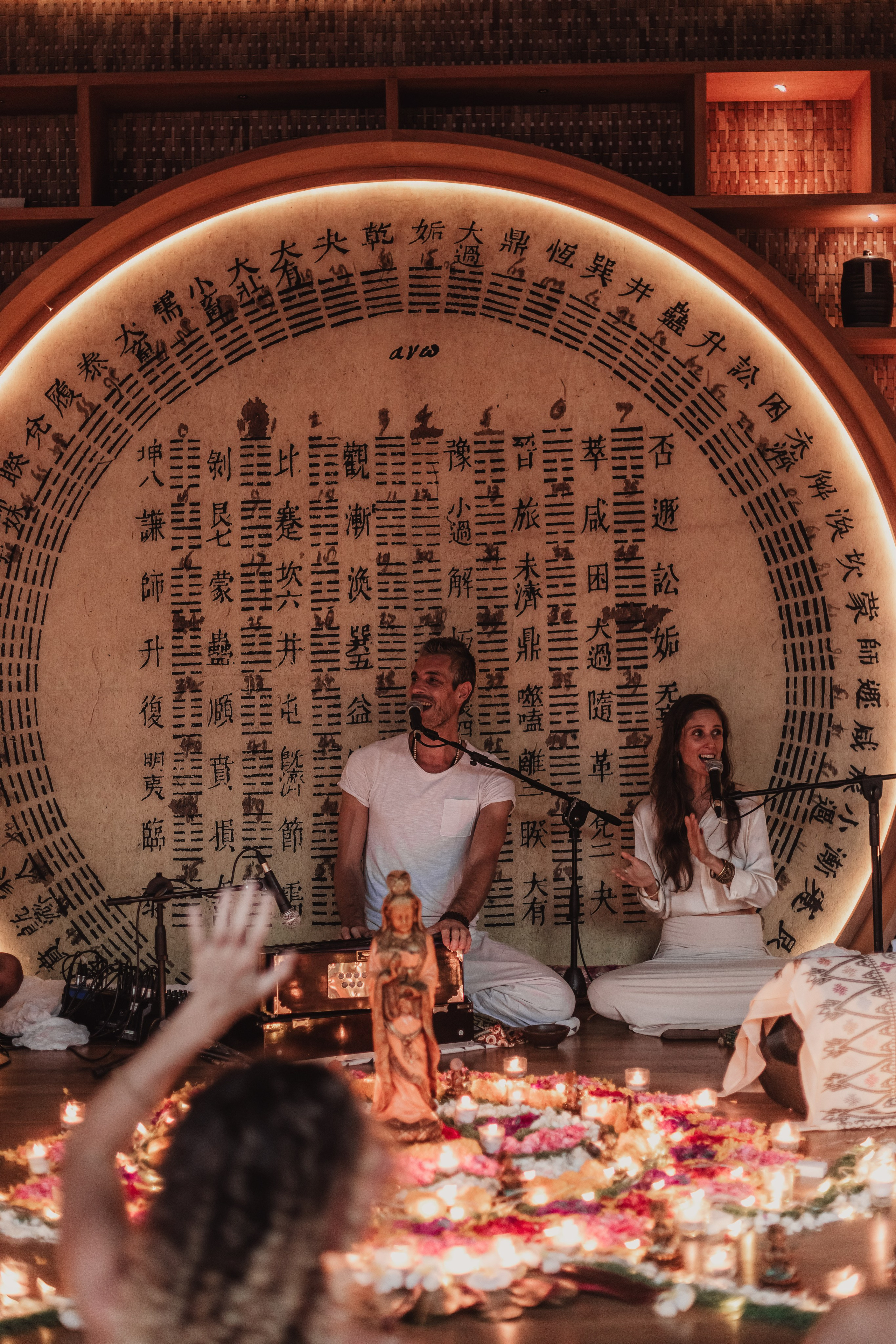 Navaratri w Bhakti Bliss at Dragon tea temple. Мариам Багдасарян