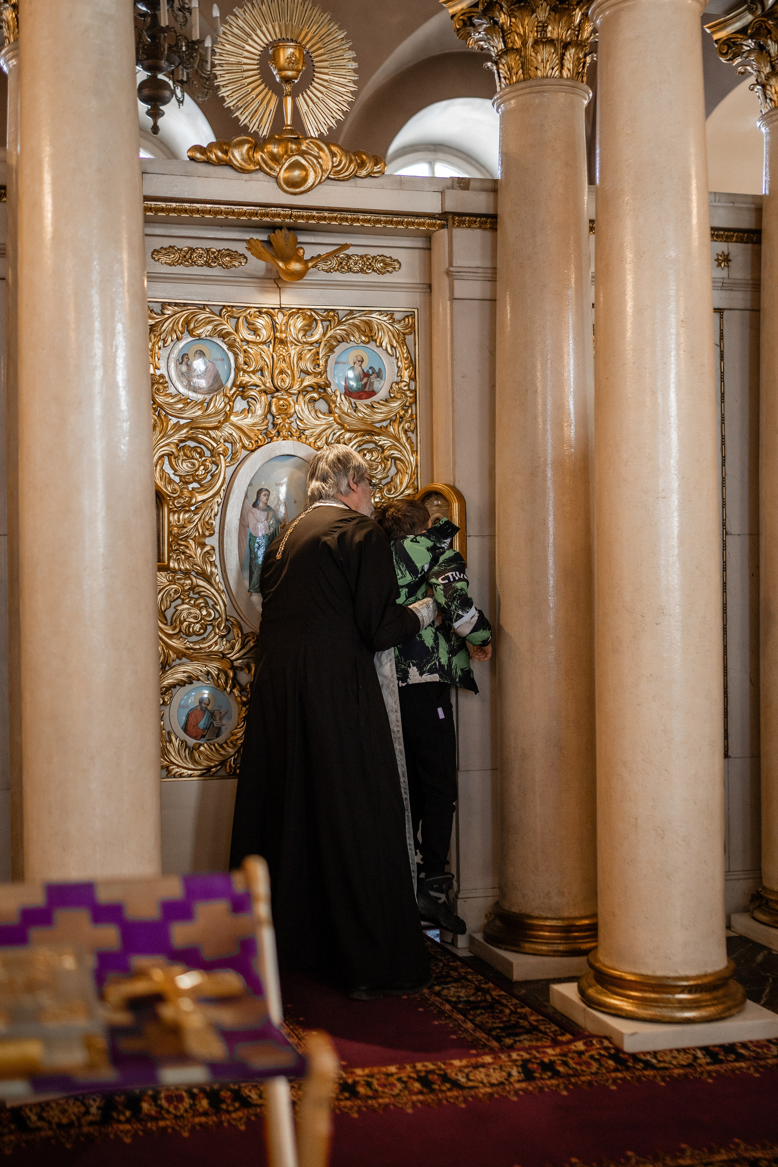 Крещение в Храме Влахернской иконы Божией Матери Кузьминки. Профессиональный фотограф в Москве и Мо Мария Шантарёва