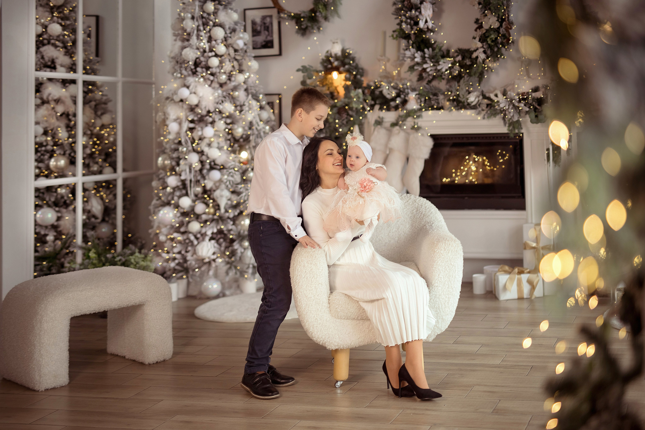 Диана, Артём, Рома и Полина. Фотограф на крещение и венчание