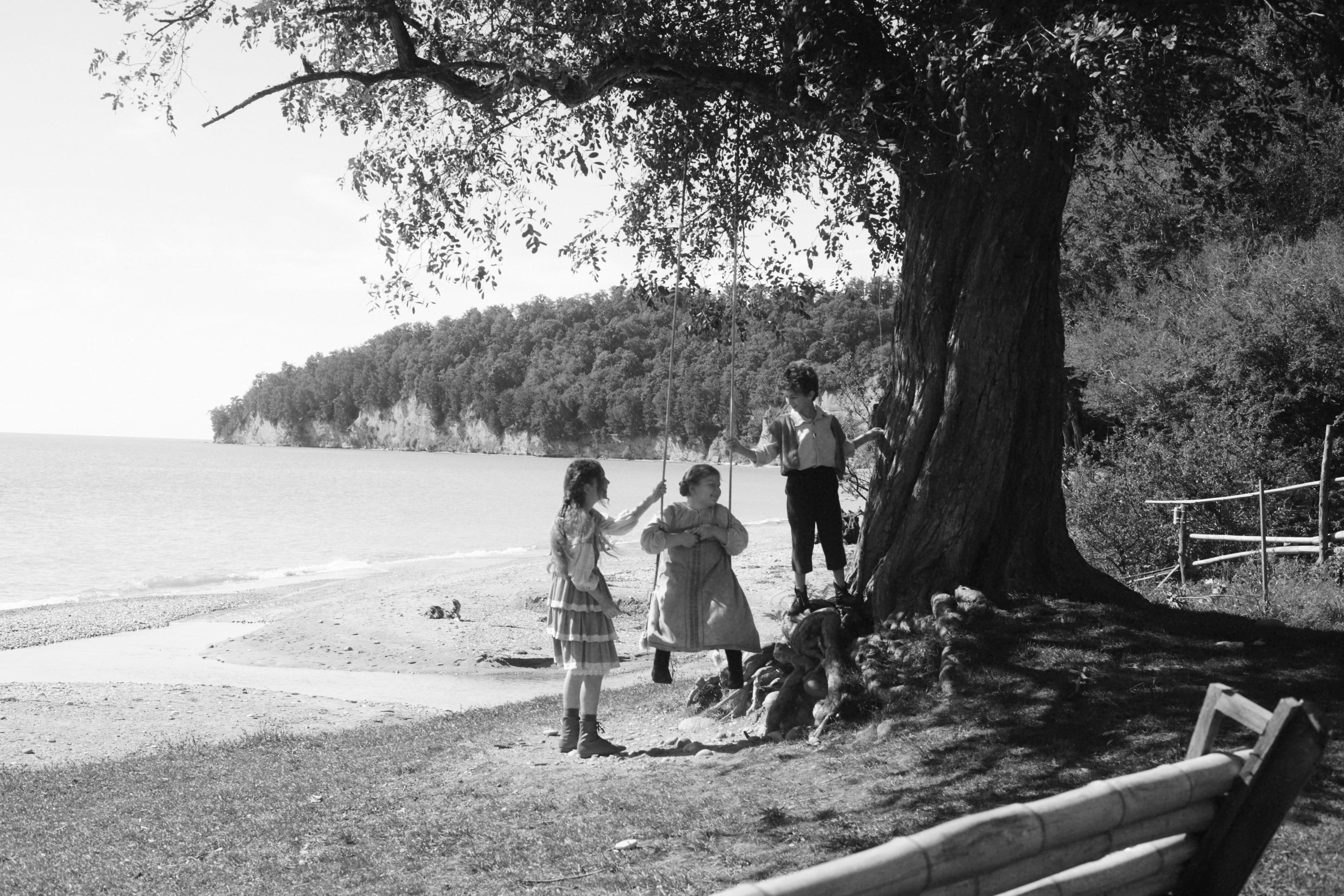 Кинематографическая съемка. Старик и дети. Ekaterina Beridze