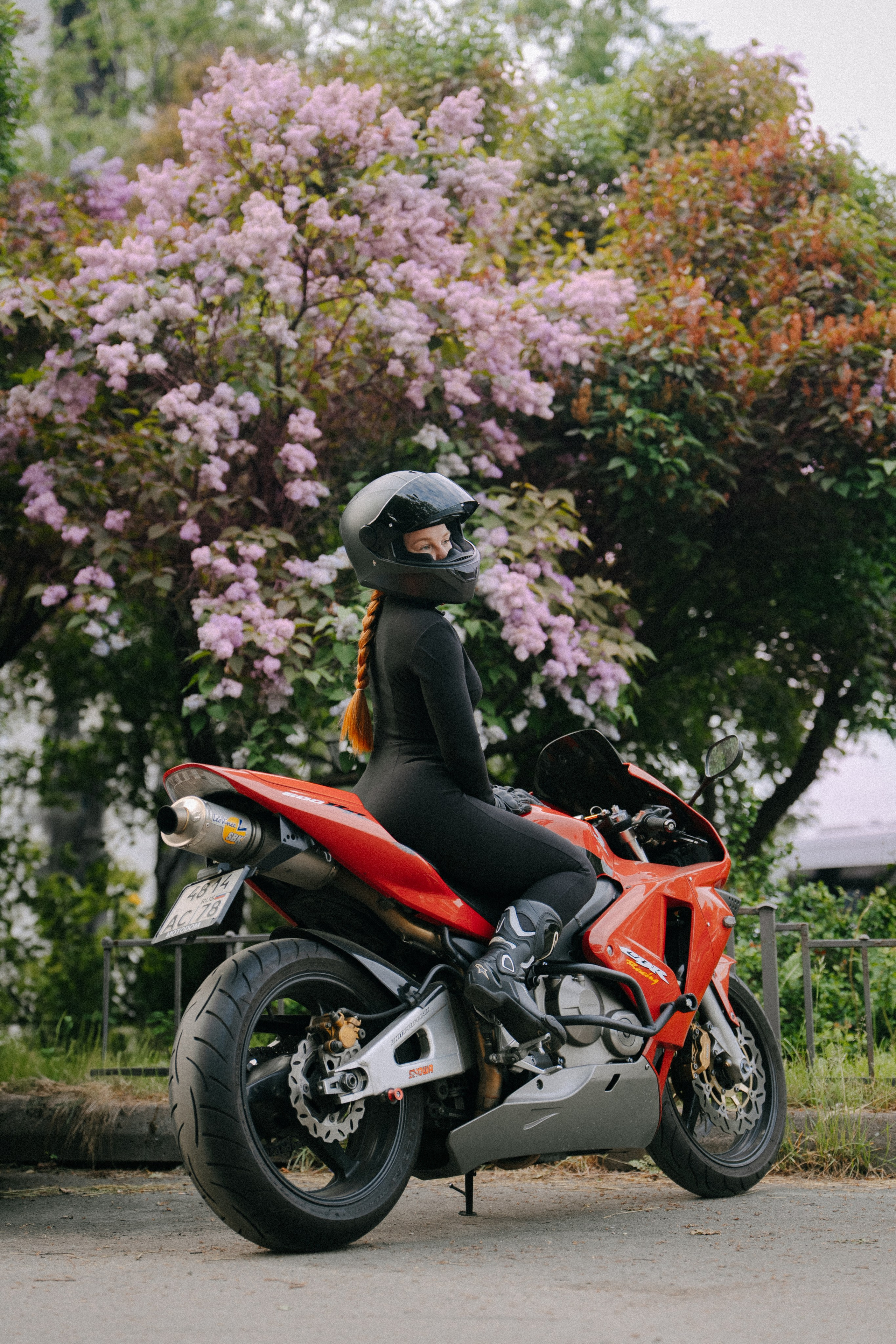 Маша + Honda. Фотограф в Санкт-Петербурге Мария Александрова