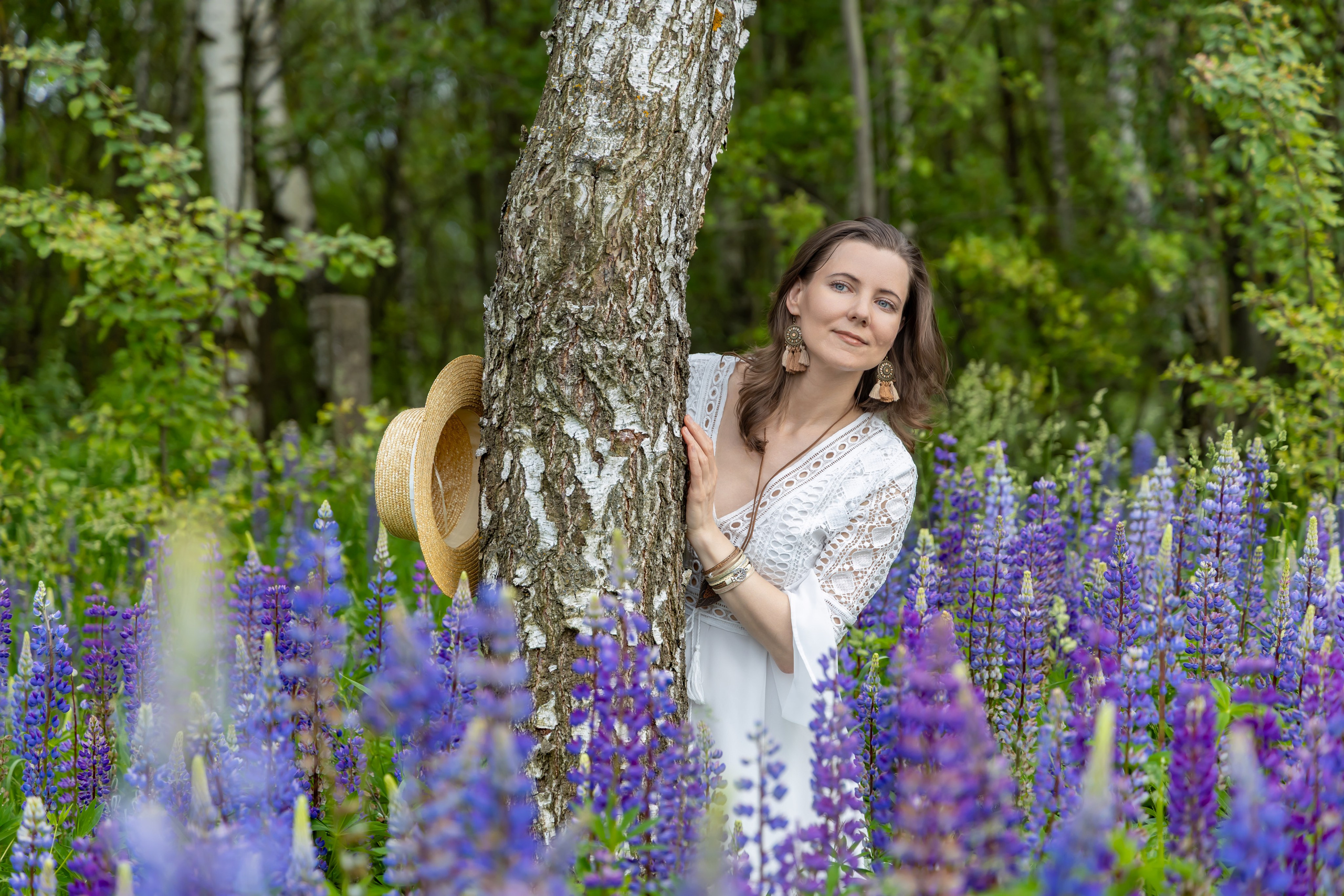 Фотосессия в люпинах. Репортажный, семейный и студийный фотограф в Москве Демин Алексей