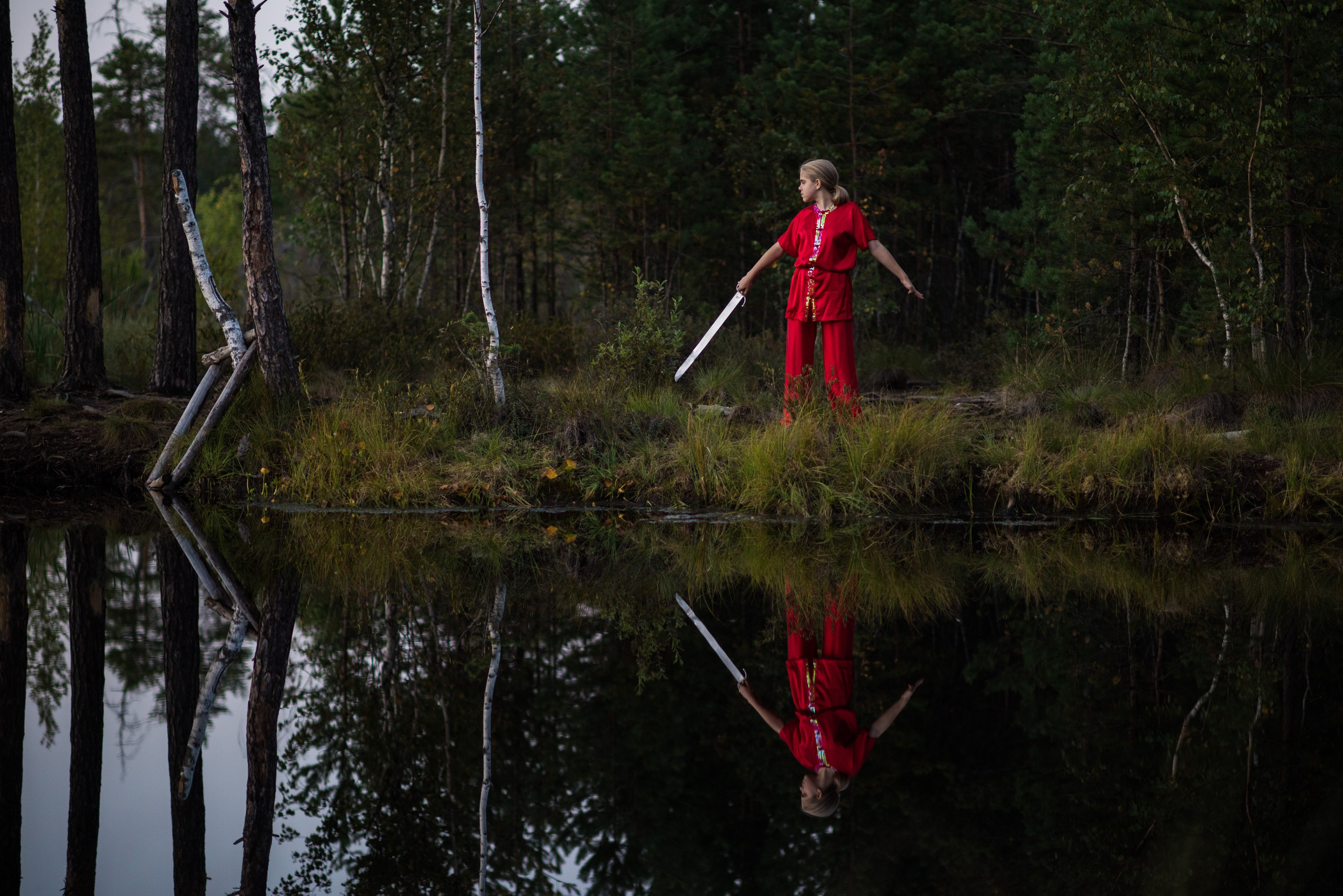 Лера. Фотосъемки на сапах, Москва. Сплавы на сапах