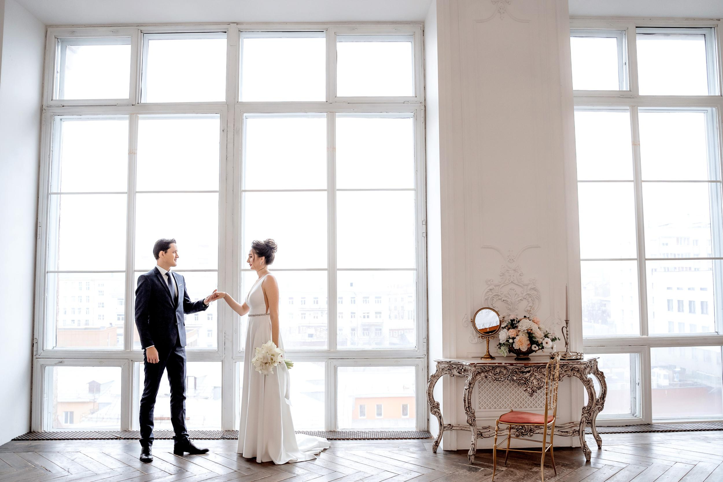 Фотостудия для свадебных фотографий NakedSky м. Электрозаводская Москва