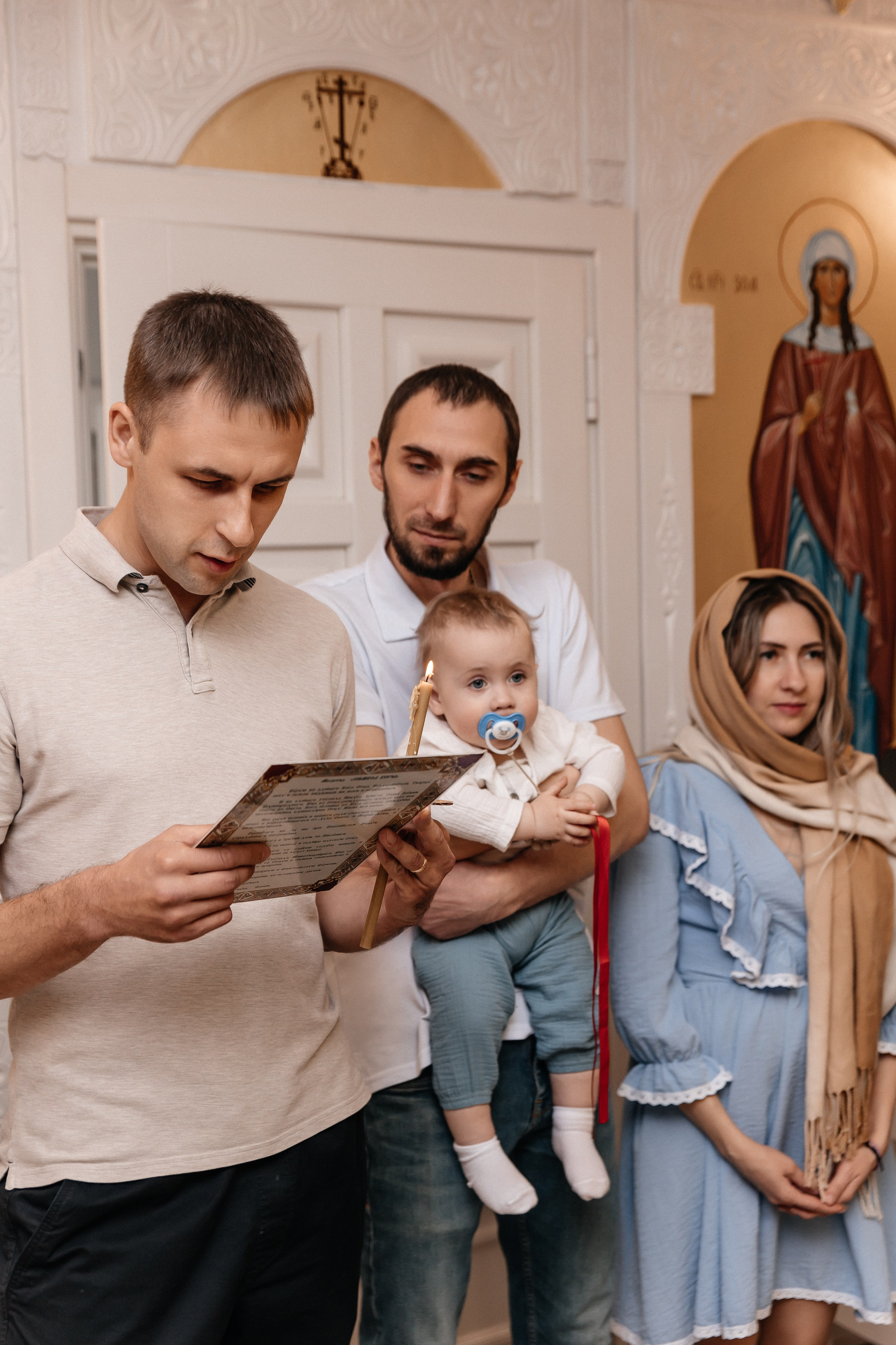 Крещение Влада. Семейный фотограф Минск Усова Ольга
