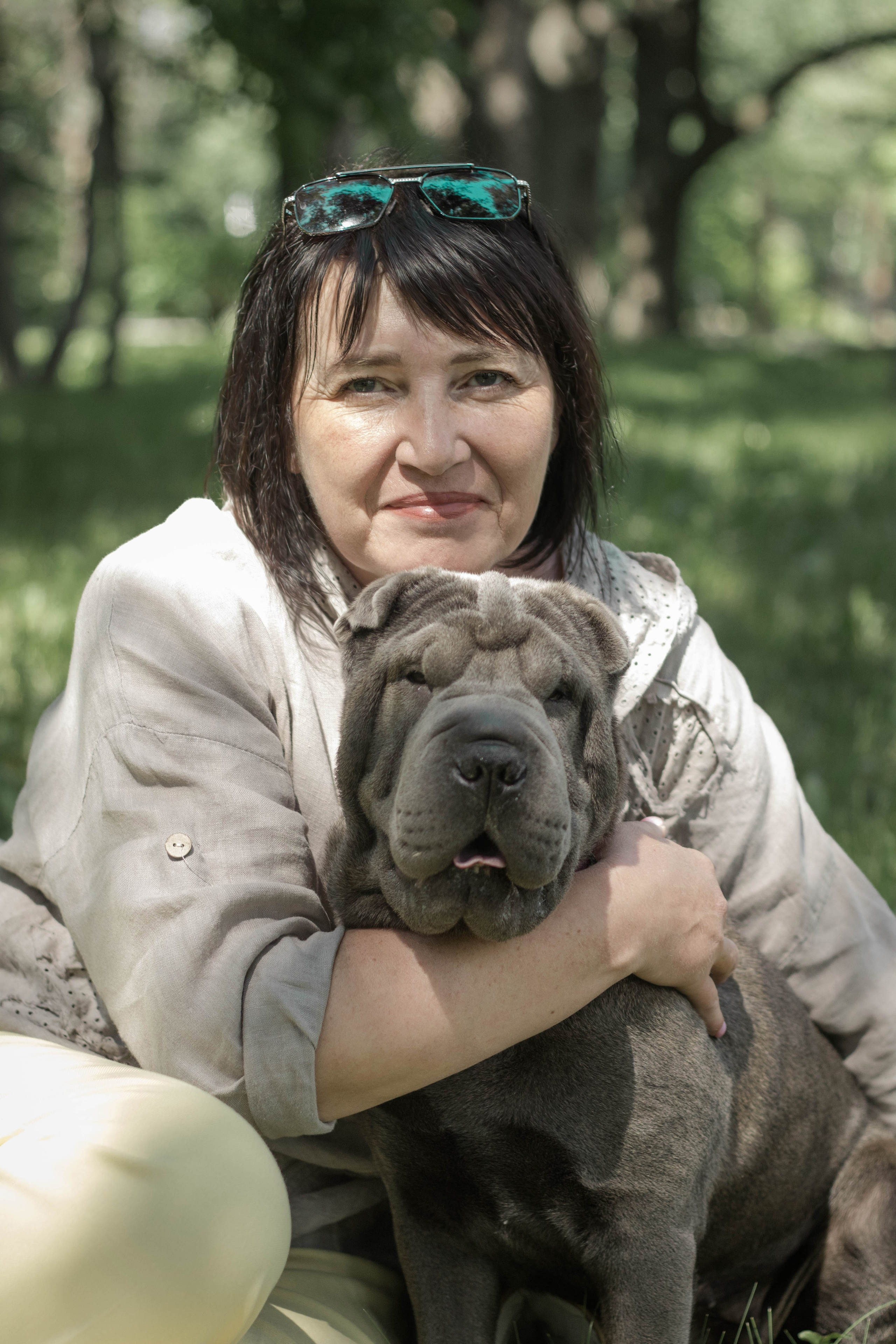 Лена и любимица Цера. Фотограф Екатерина Попова |Семья и питомцы|НН и Дзержинск