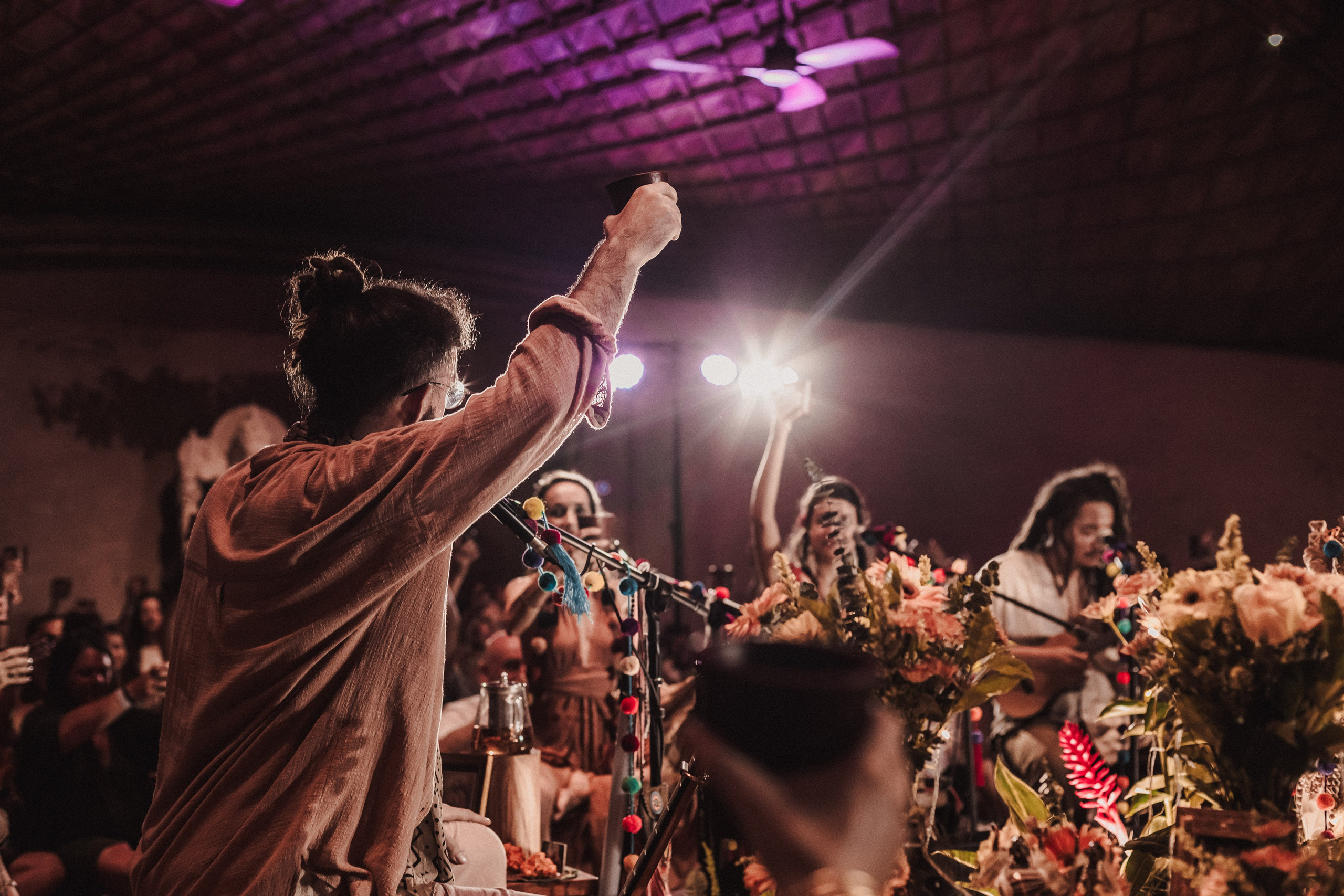 Hanuman Project kirtan at Alchemy march. Mariam Bagdasaryan