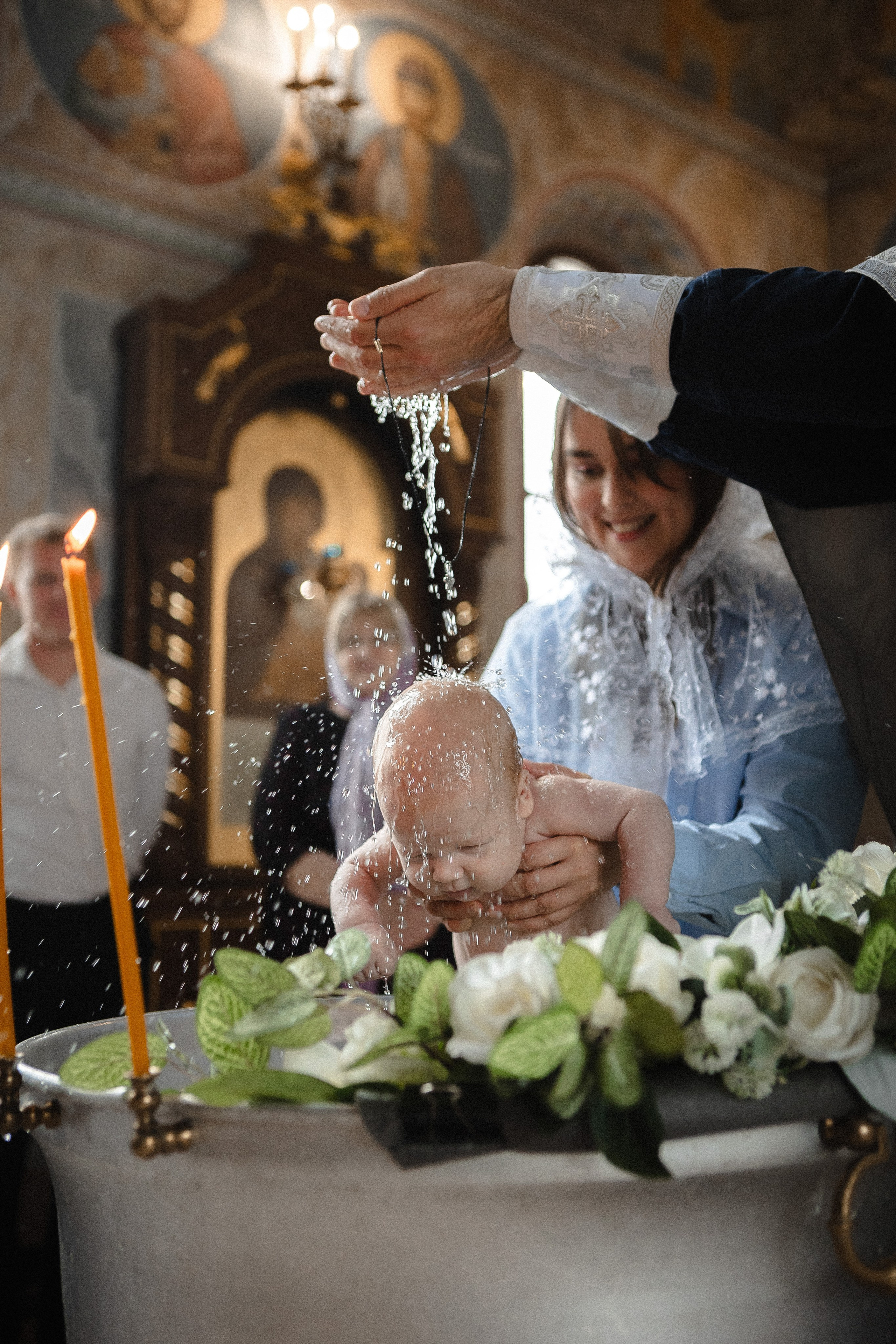Таинство крещения Матфея. Семейный фотограф в Нижнем Новгороде Доронина Юлия