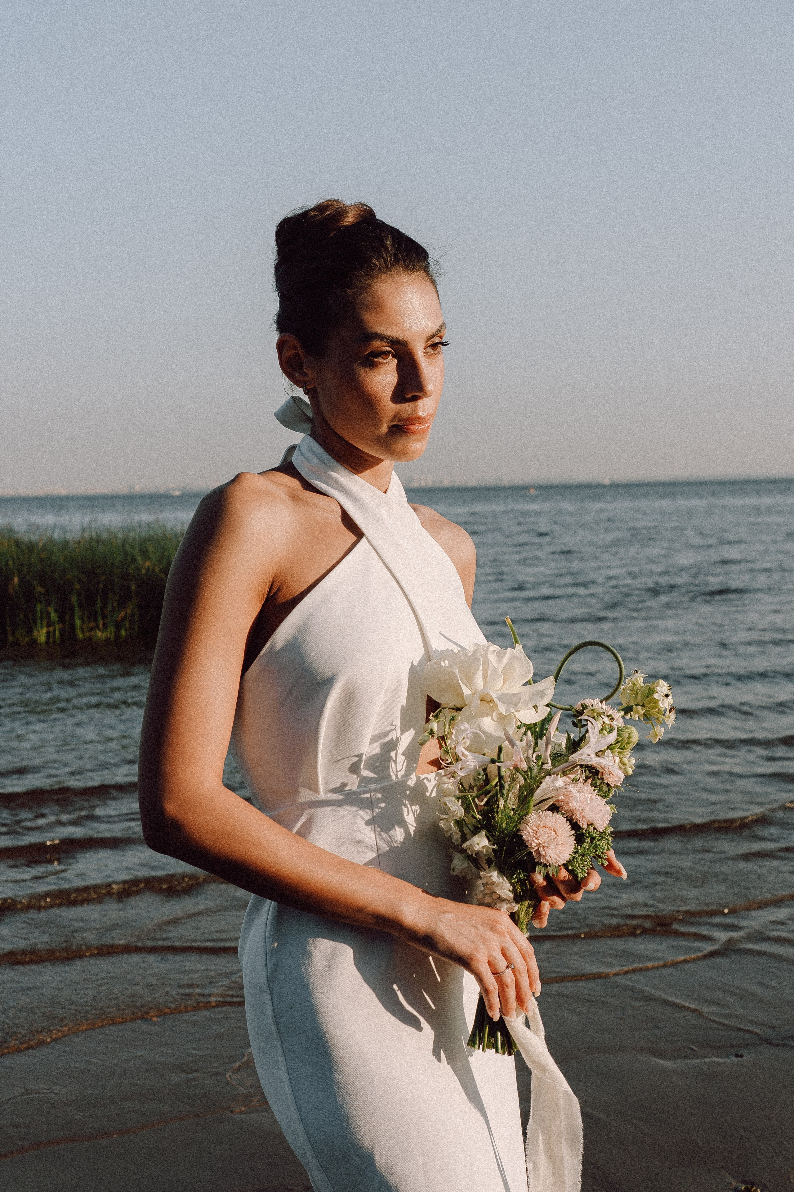 СВАДЕБНАЯ ФОТОСЕССИЯ ВЫЕЗДНОЙ ЦЕРЕМОНИИ (ФИНСКИЙ ЗАЛИВ). Профессиональный фотограф, Санкт-Петербург — Виктория Богомолова