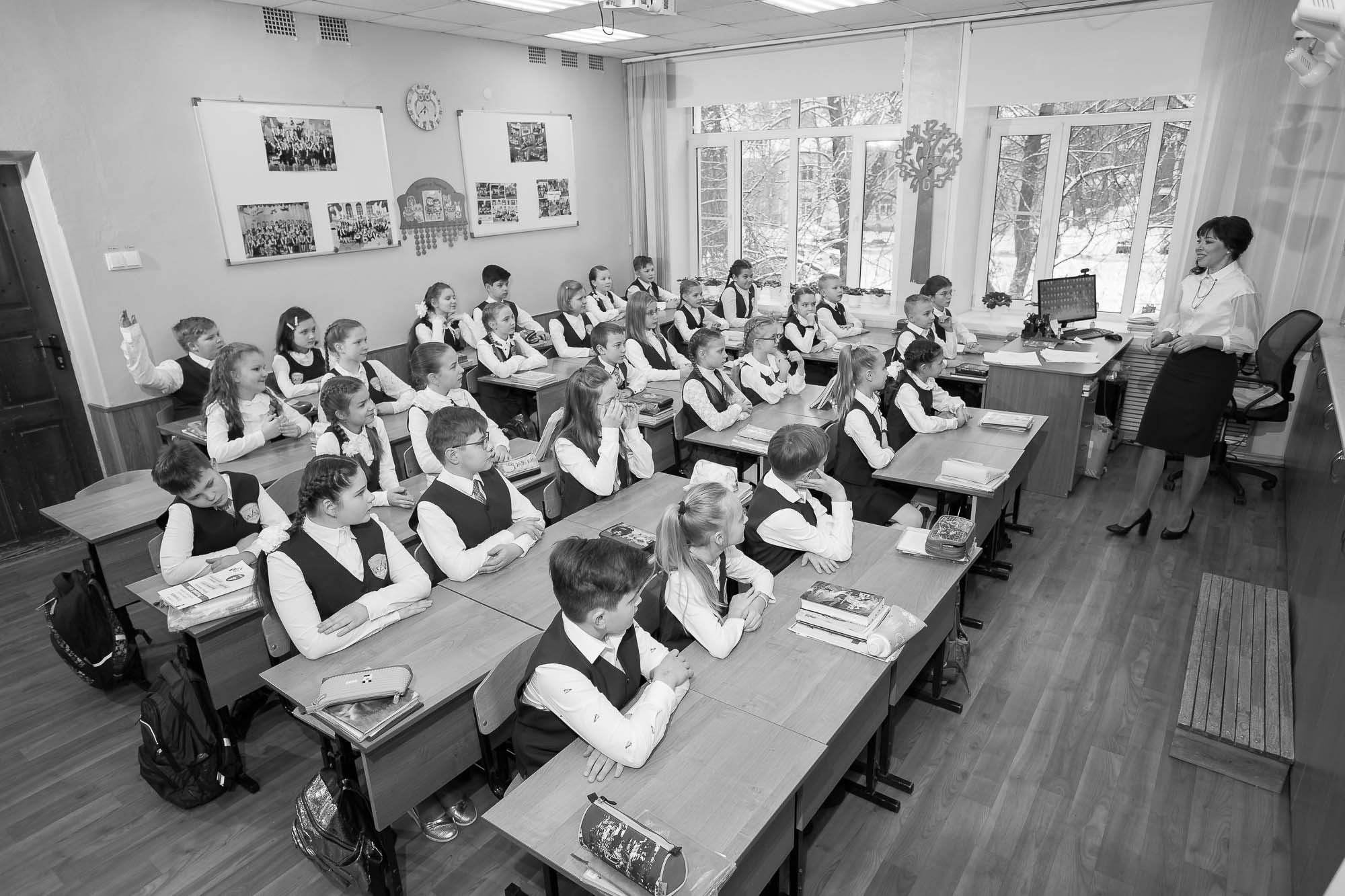 Репортажная съёмка на уроке. Выпускные альбомы, папки, фотокниги в Вологде. Фотограф, видеограф Вадим Есин