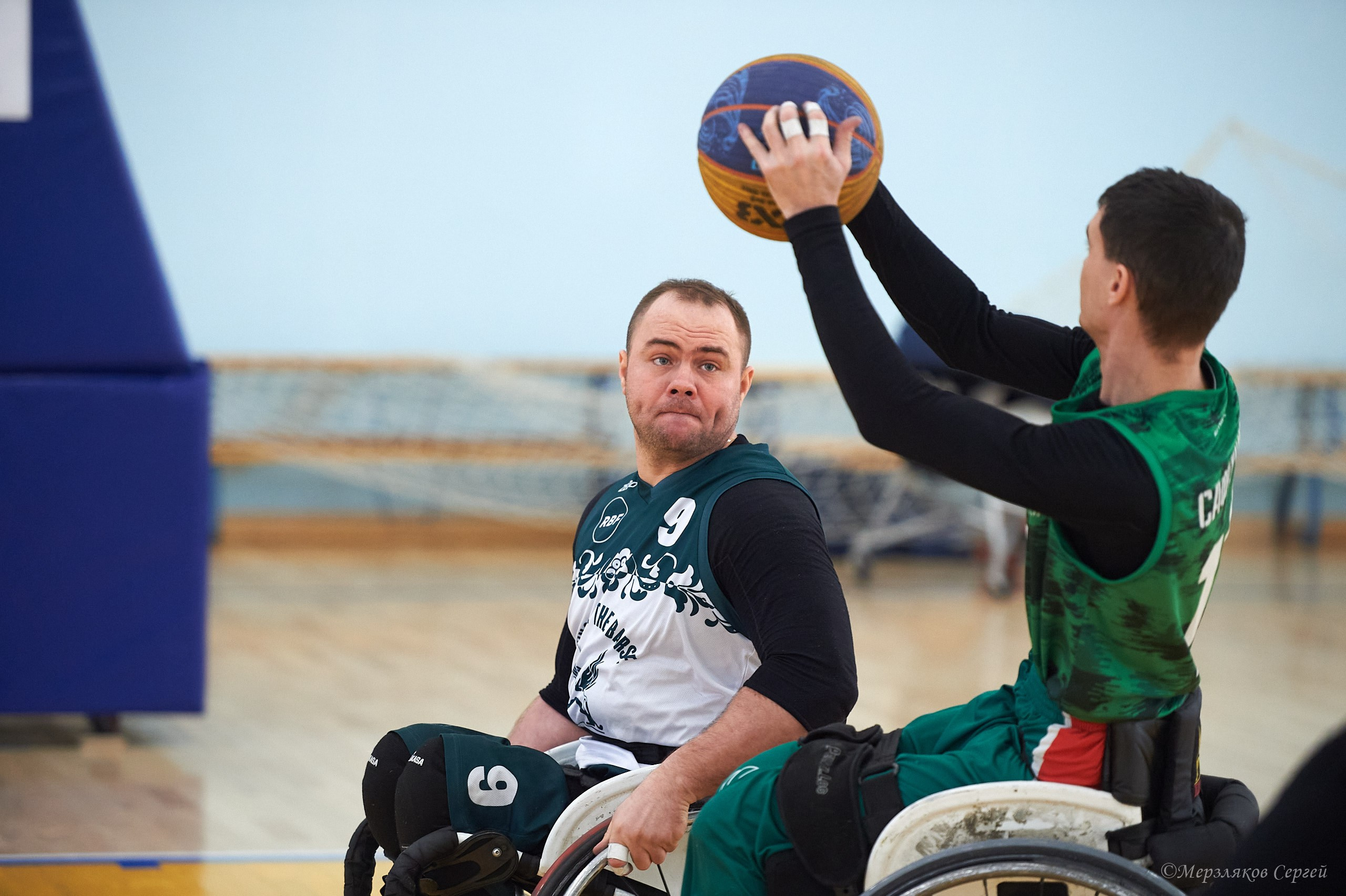X традиционный Рождественский турнир по баскетболу на колясках. Ижевск. Спортивный репортажный фотограф в Ижевске Сергей Мерзляков
