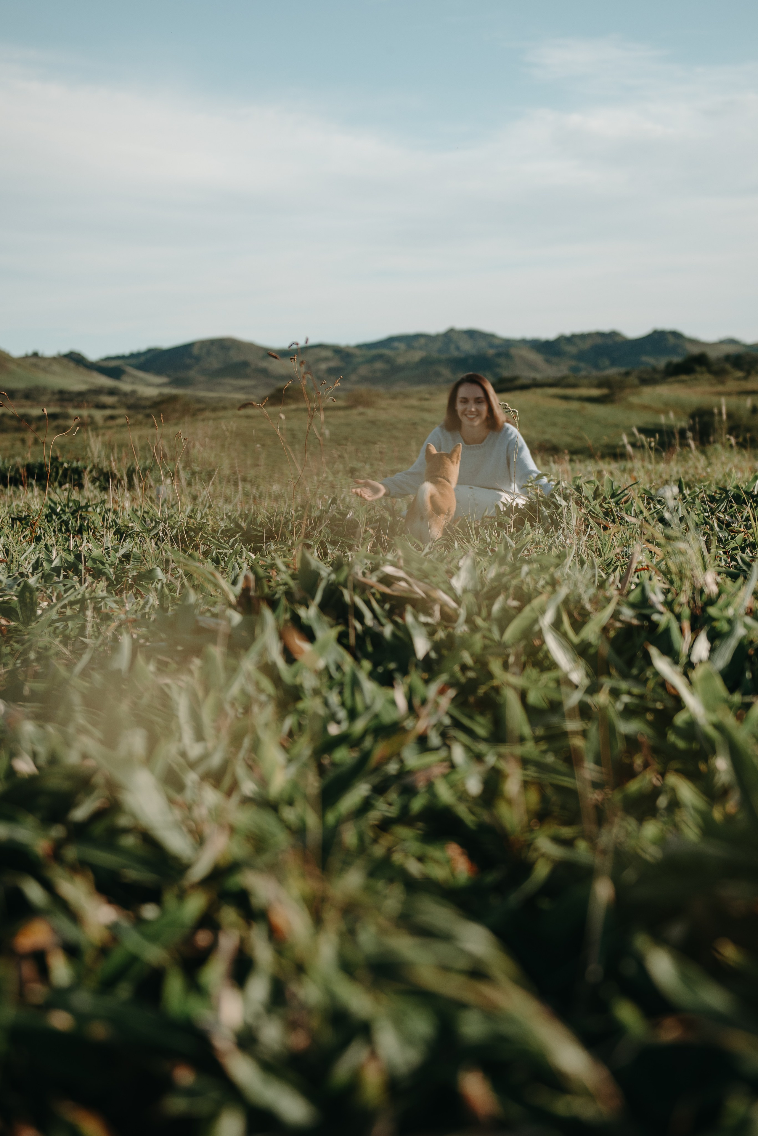 Тася и Сиба. Ирина Метелица фотограф на Шикотане