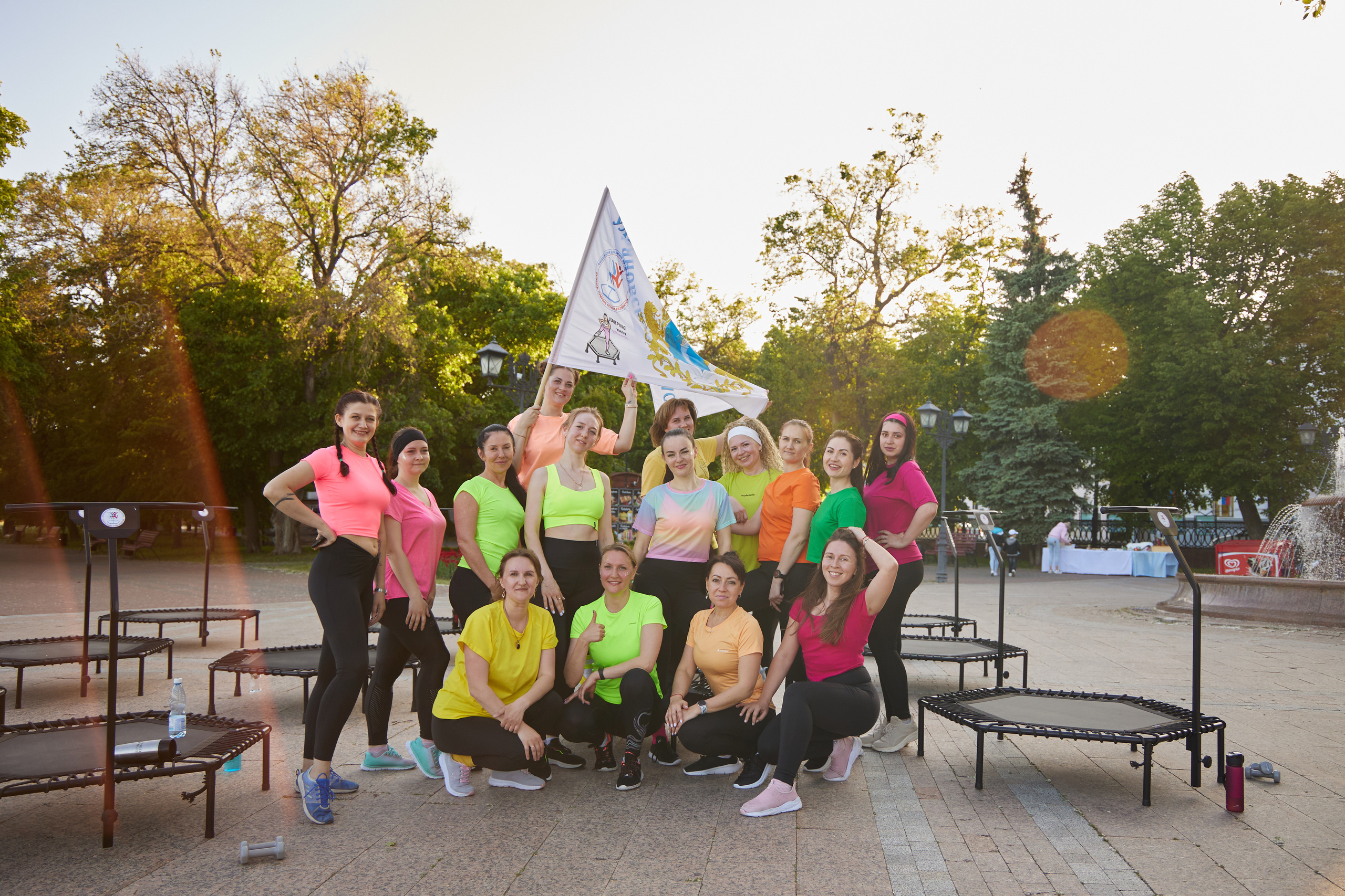 Спортивное занятие-джампинг. Фотограф в Ульяновске Оксана Васильева