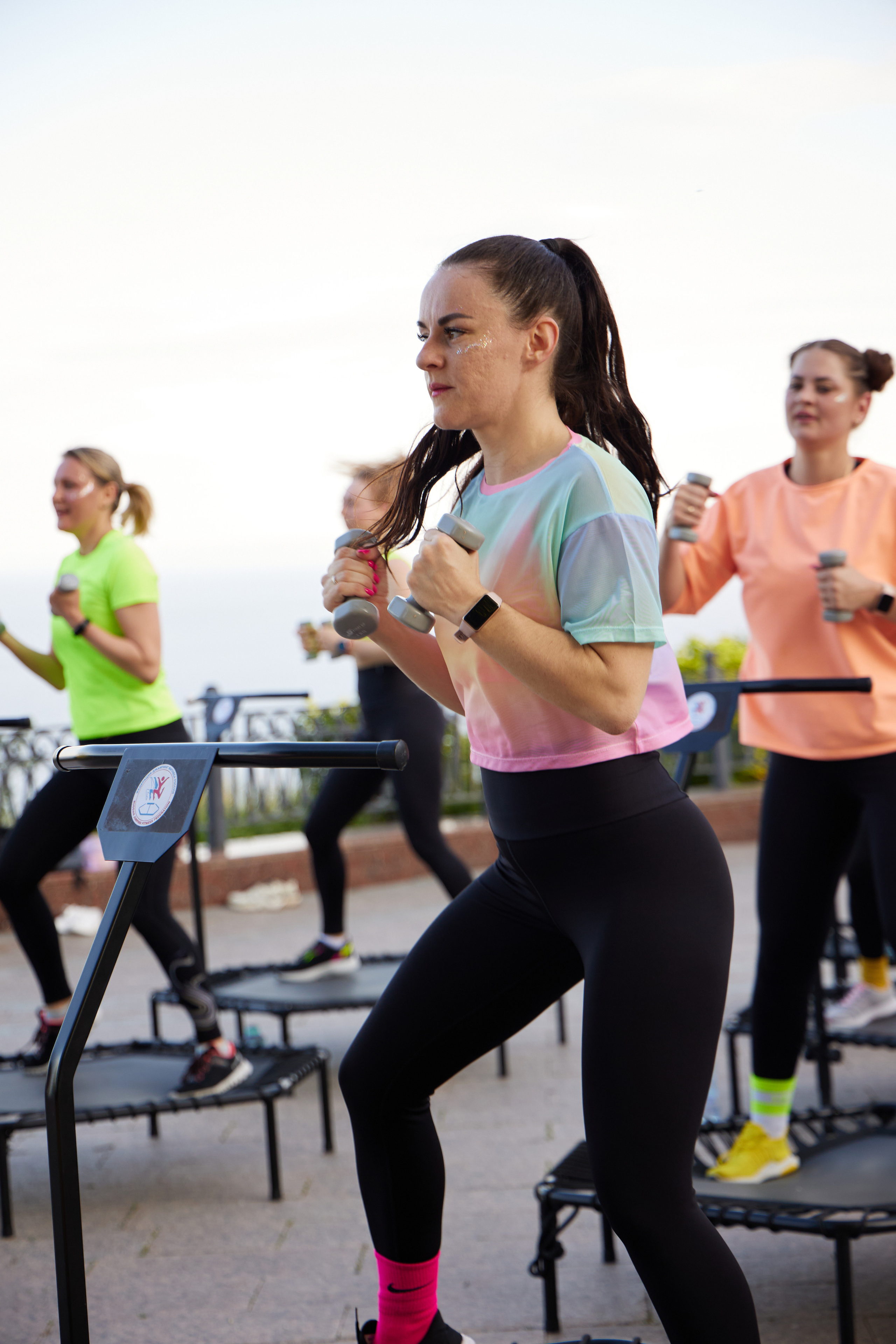 Спортивное занятие-джампинг. Фотограф в Ульяновске Оксана Васильева