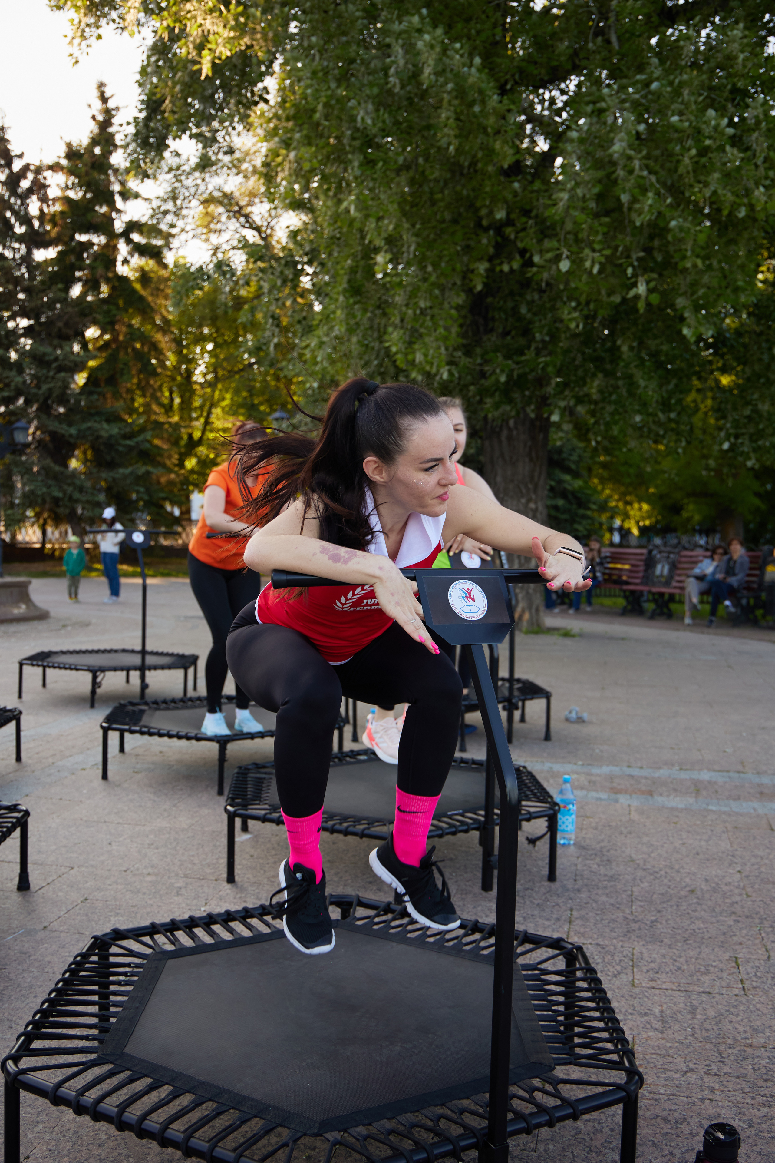 Спортивное занятие-джампинг. Фотограф в Ульяновске Оксана Васильева