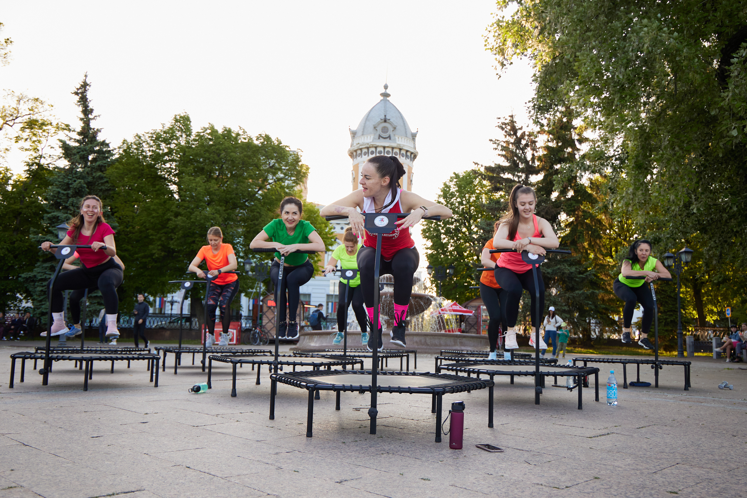 Спортивное занятие-джампинг. Фотограф в Ульяновске Оксана Васильева