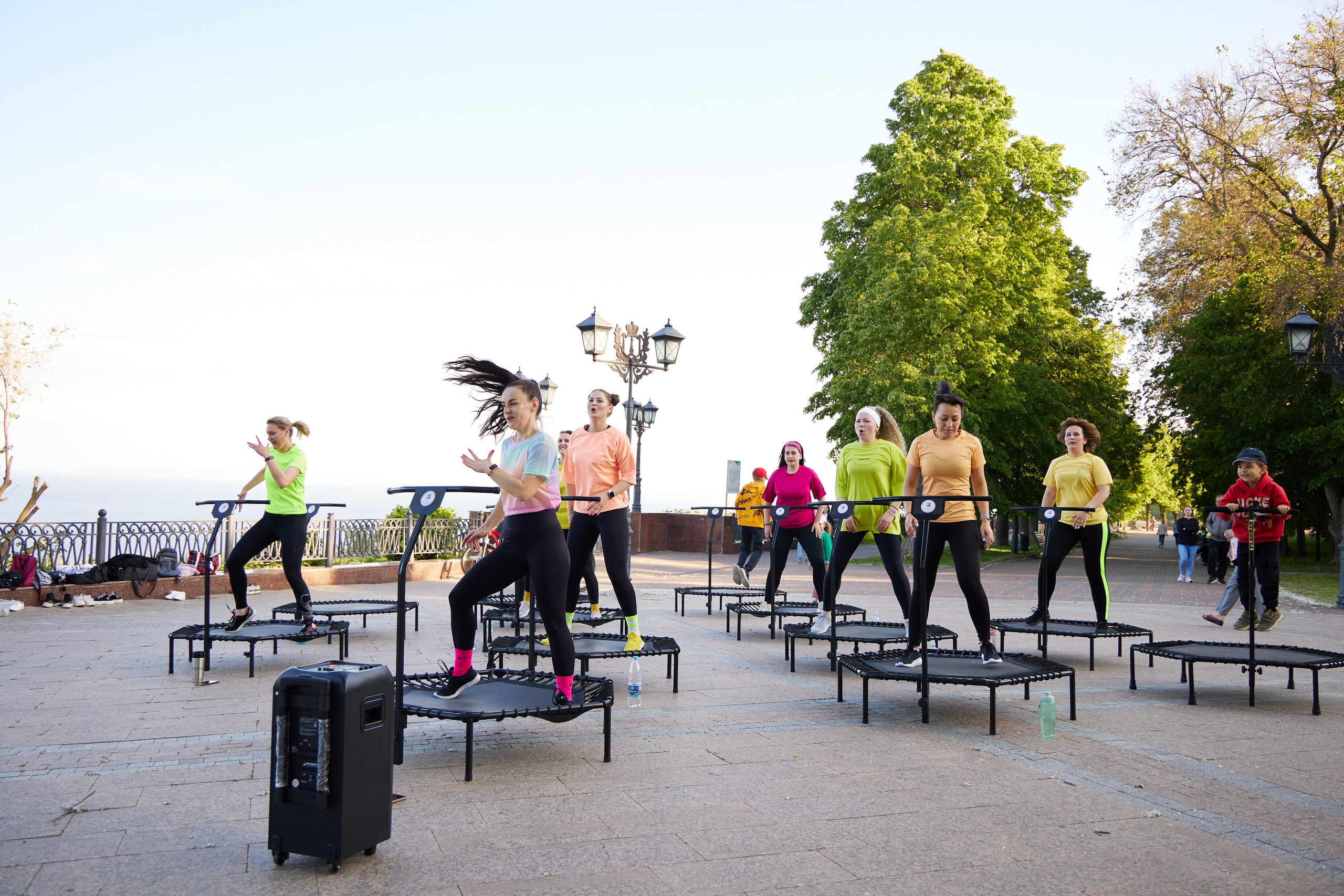 Спортивное занятие-джампинг. Фотограф в Ульяновске Оксана Васильева