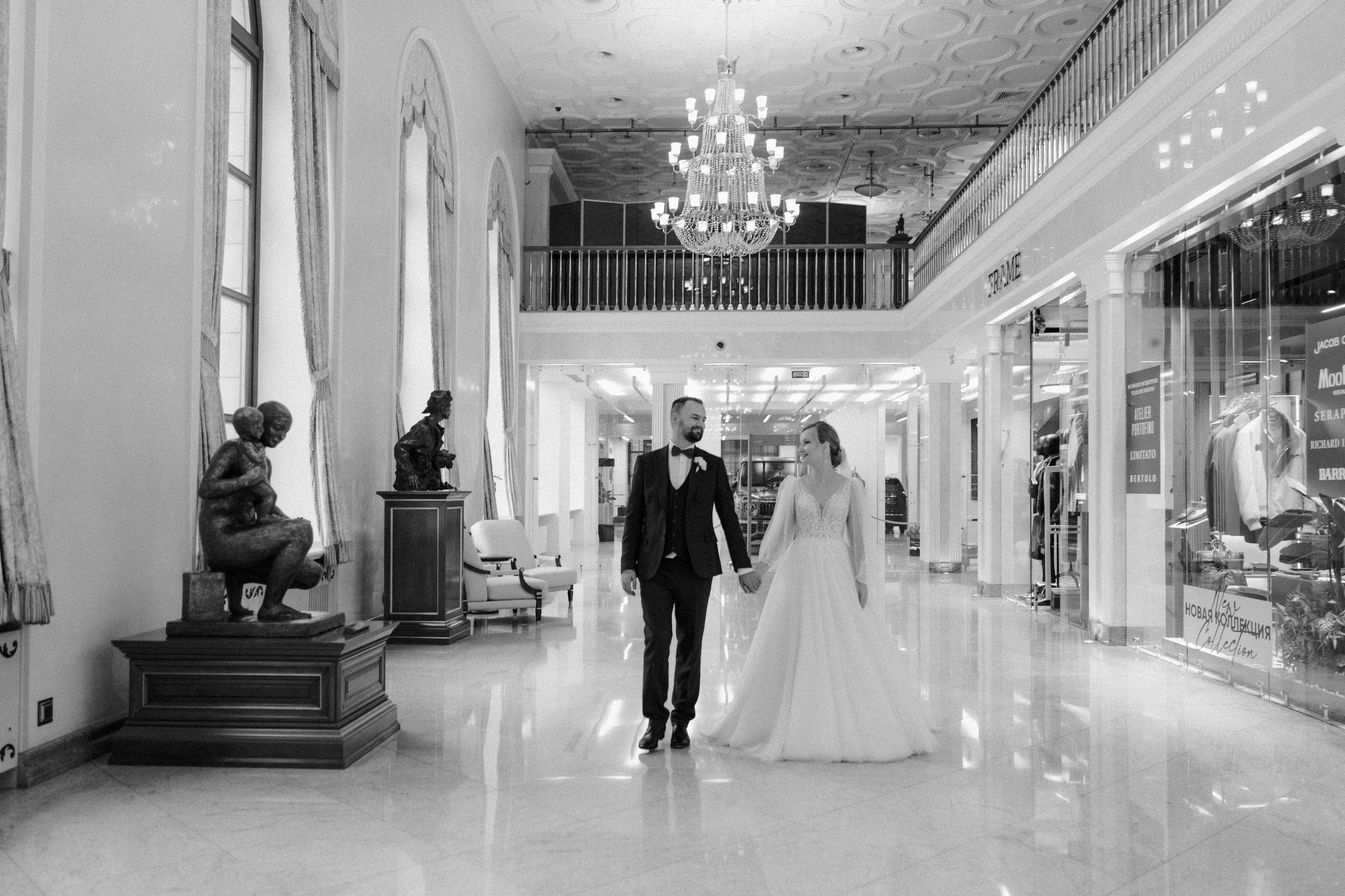 Свадебная фотосессия в ресторане Романтик (гостиница Украина)