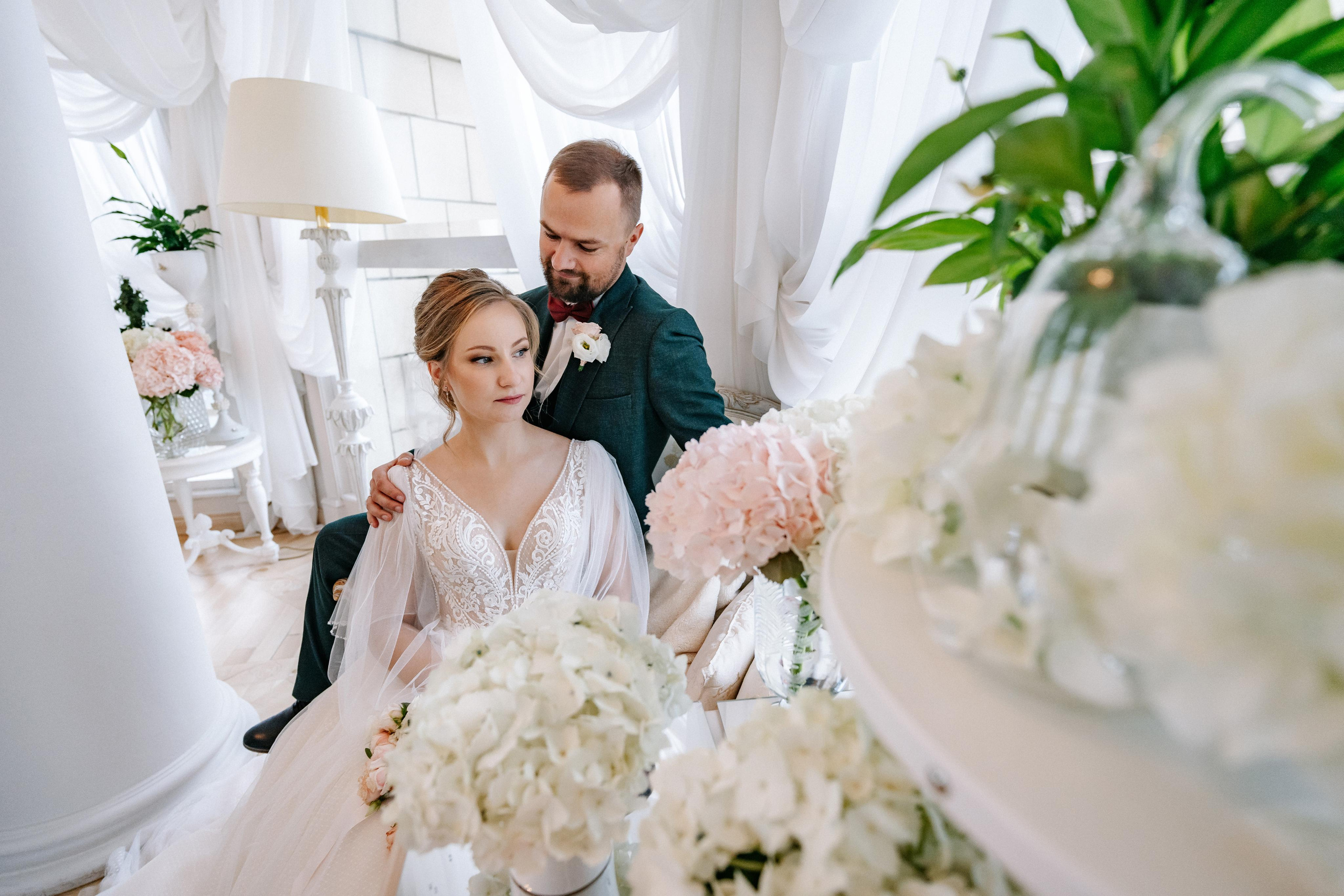 Свадебная фотосессия в ресторане Романтик (гостиница Украина)