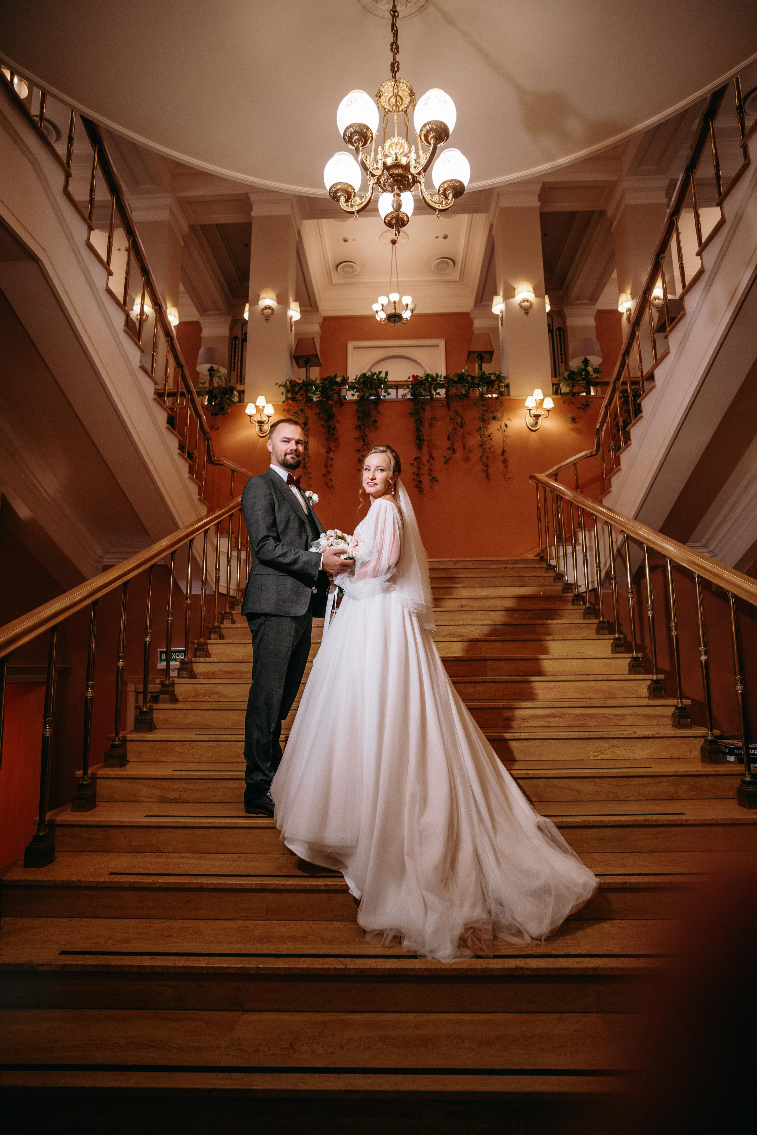 Свадебная фотосессия в ресторане Романтик (гостиница Украина)