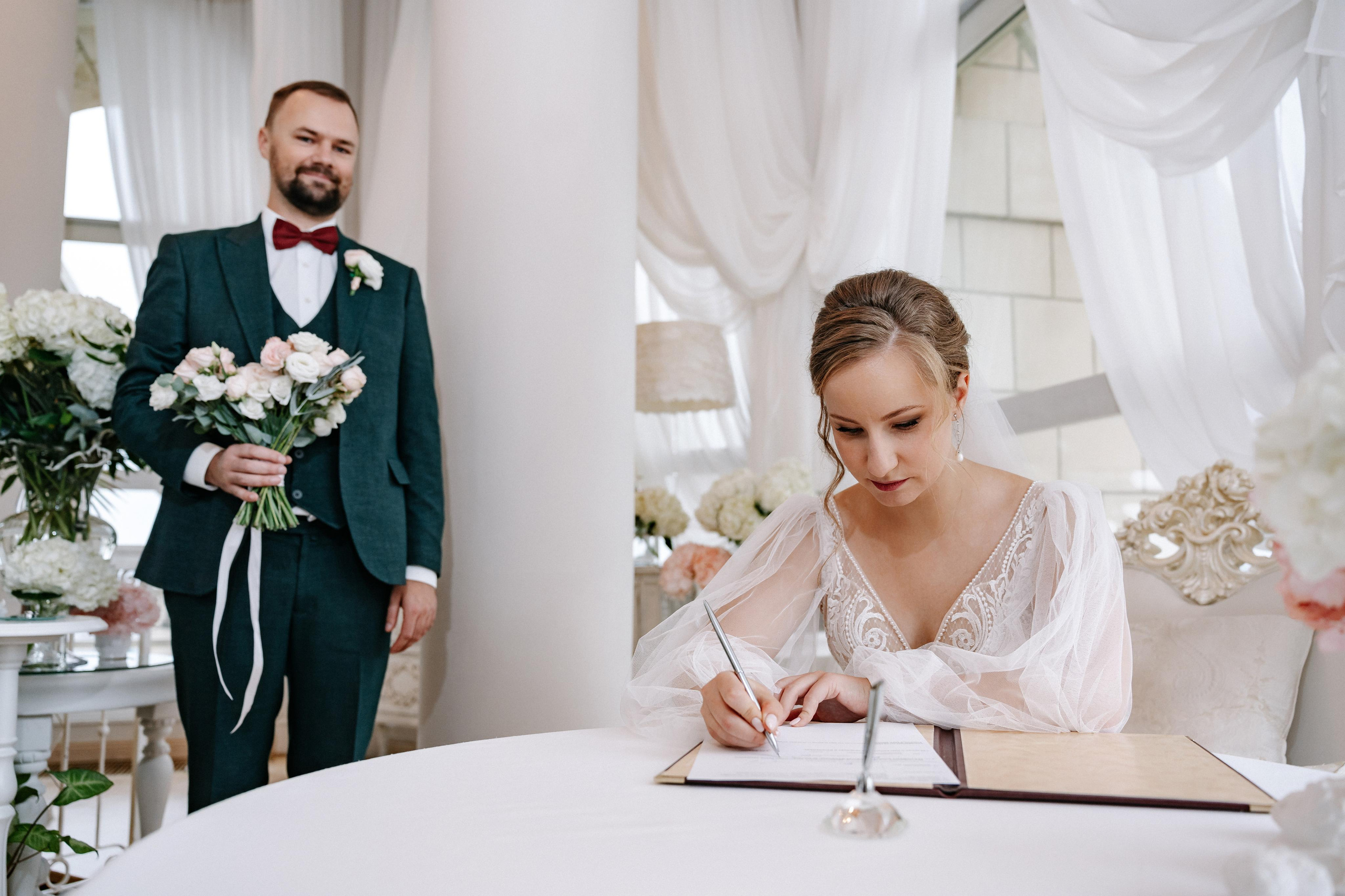 Свадебная фотосессия в ресторане Романтик (гостиница Украина)