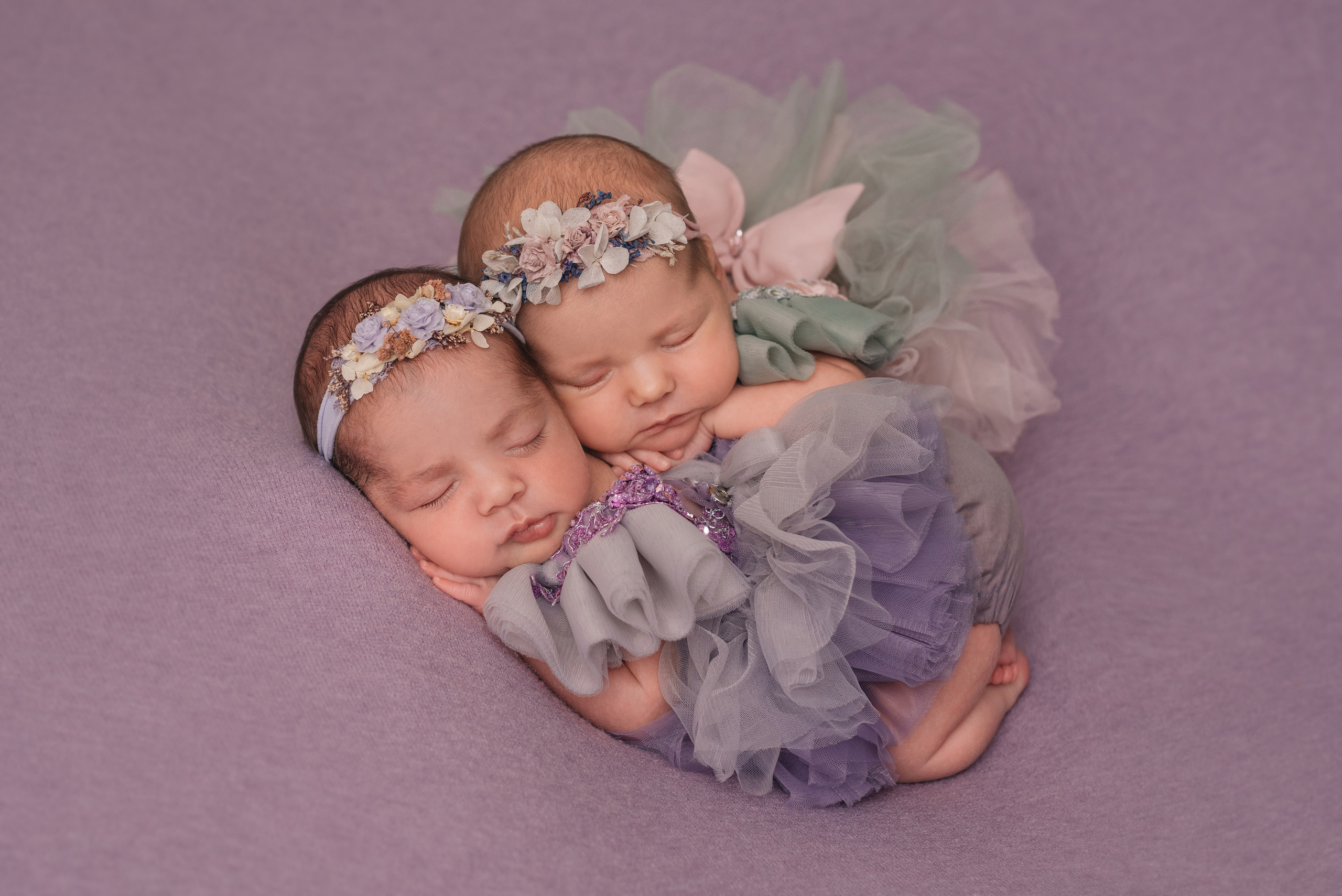 Маша и Соня. Фотограф новорожденных Белгород