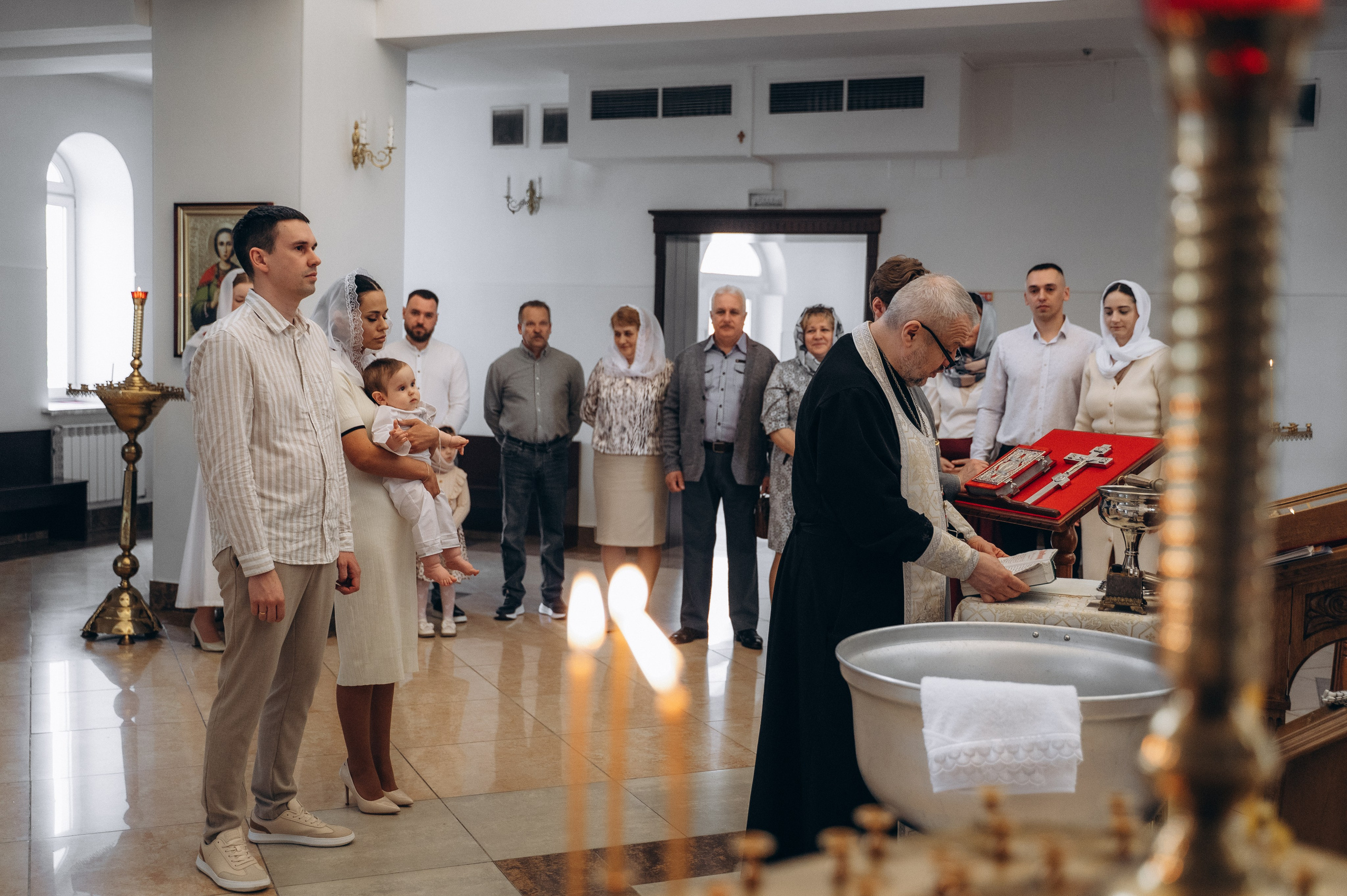 Крещение Мирона (Храм Преображения Господня). Семейный фотограф в Минске Дарья Дреко