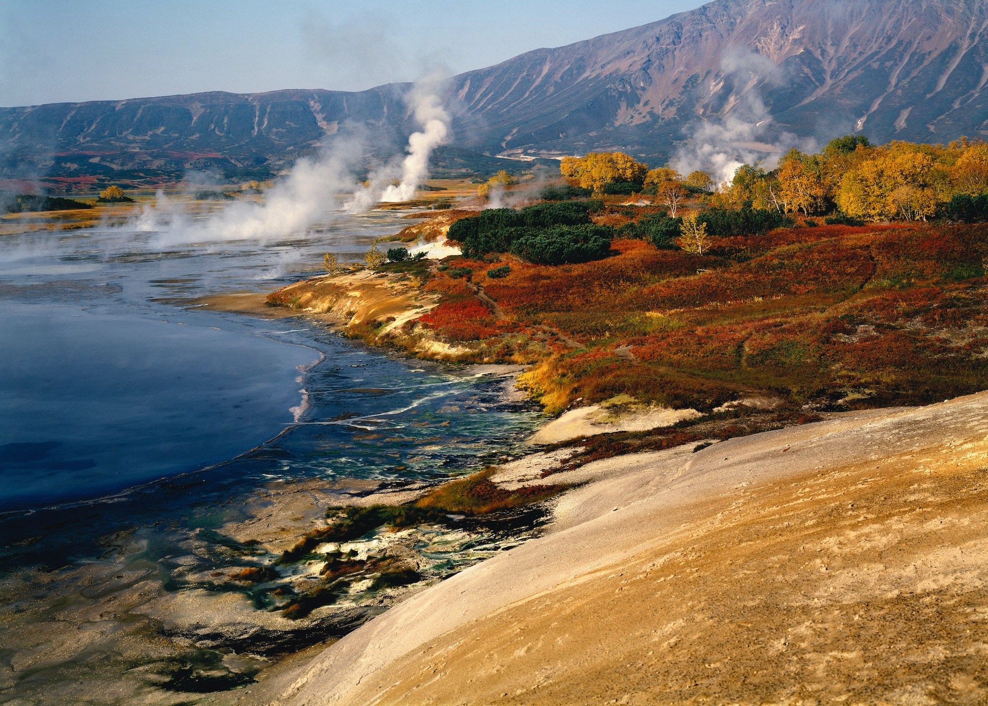Камчатка. Кальдера Узон. ВАДИМ ГИППЕНРЕЙТЕР — ВЕЛИКИЙ ФОТОГРАФ ЗЕМЛИ РУССКОЙ