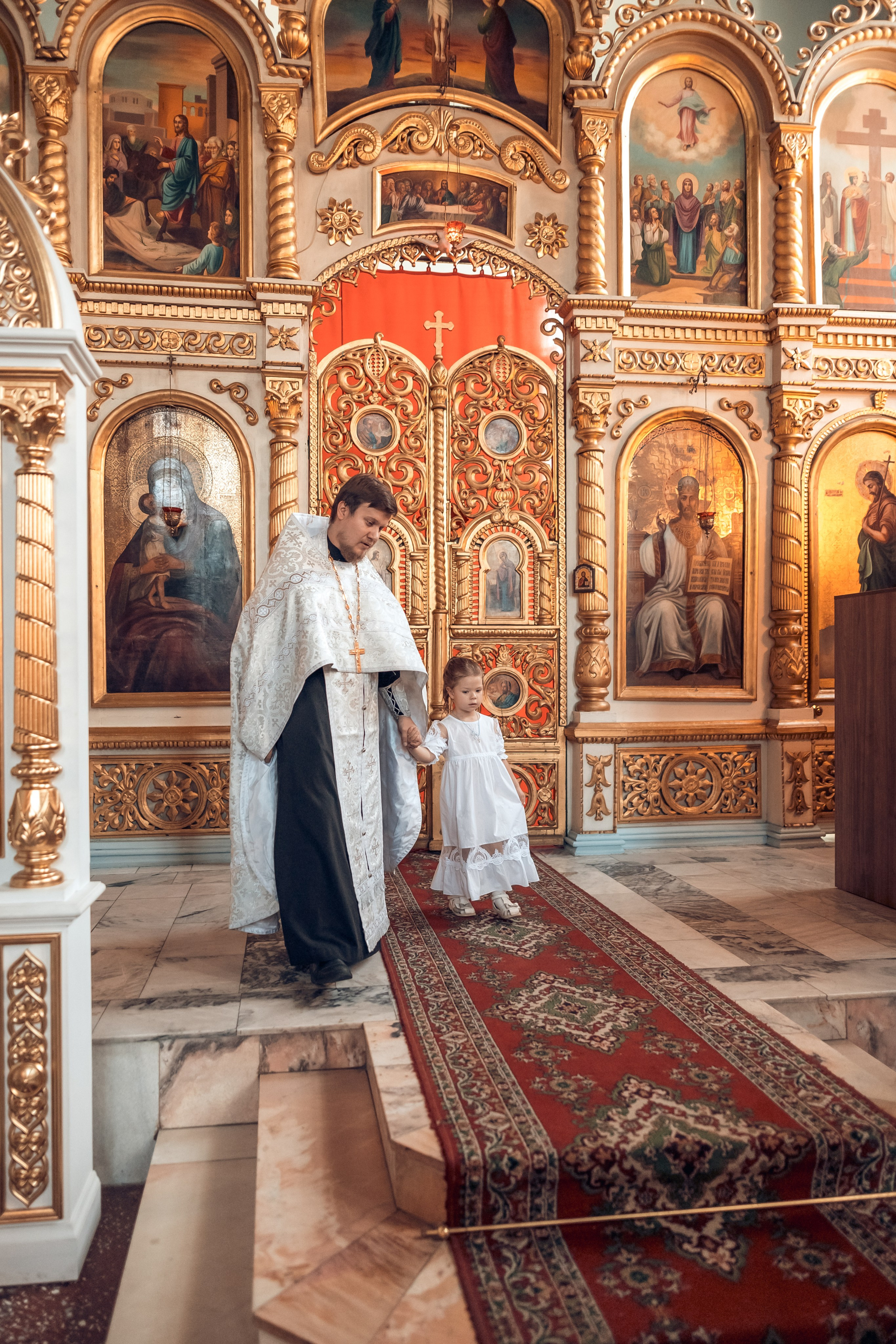 Таинство Крещения Ярославы. Храм Сошествия Святого Духа. Главная