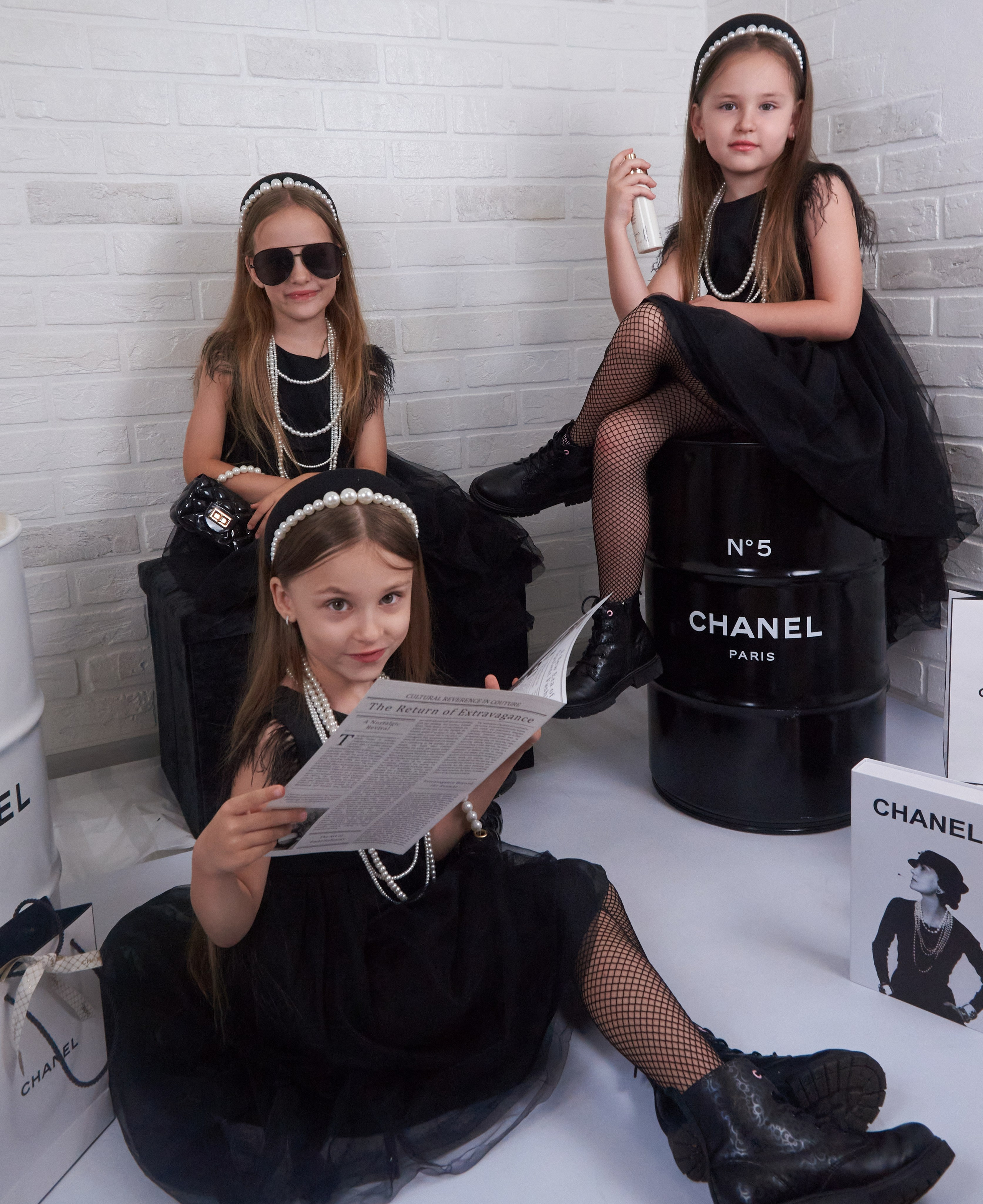 Детская фотосессия в стиле CHANEL. Фотограф в Краснодаре Татьяна Вижевитова