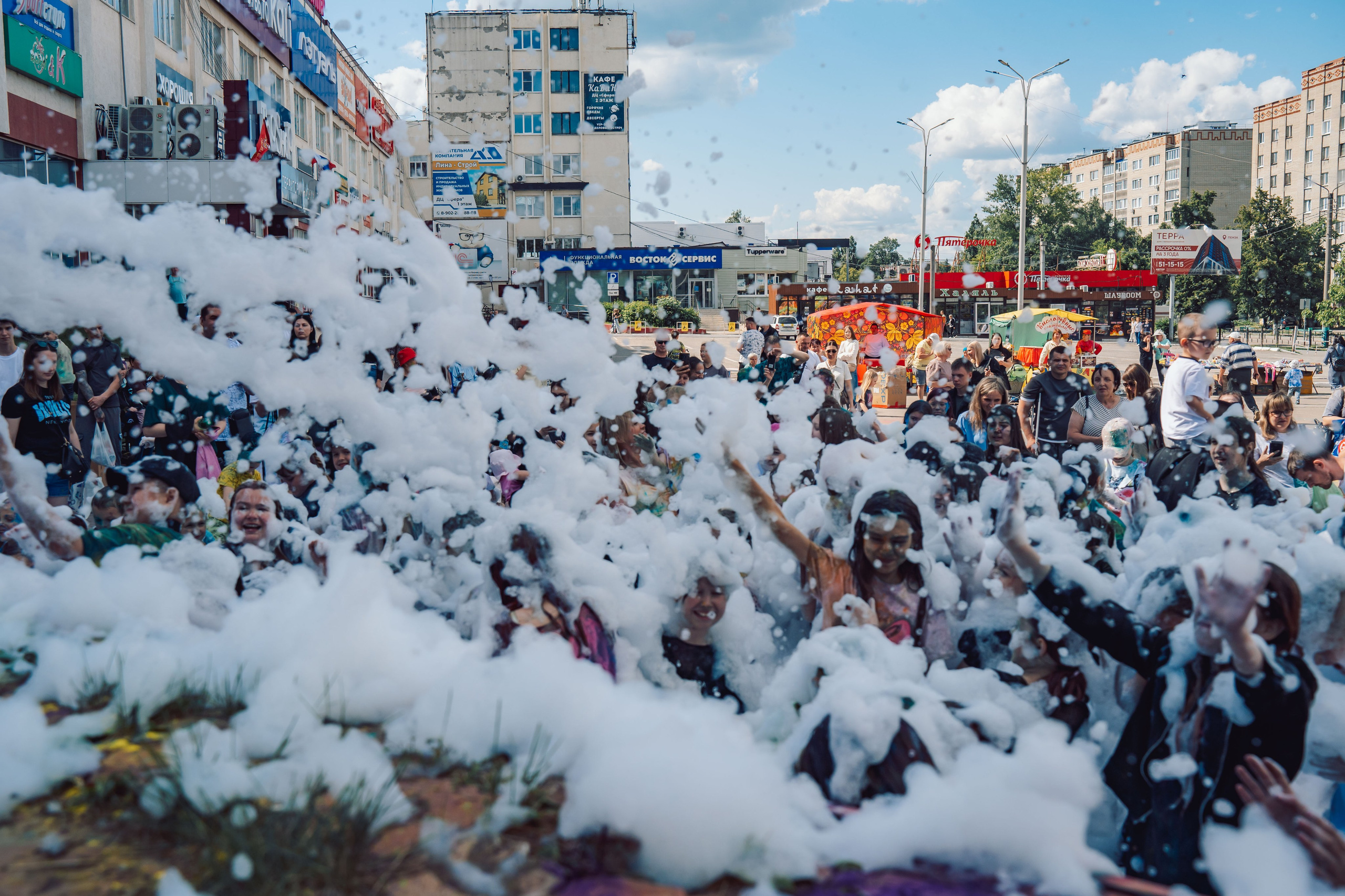 Пенная вечеринка. Фотограф Юречко Татьяна