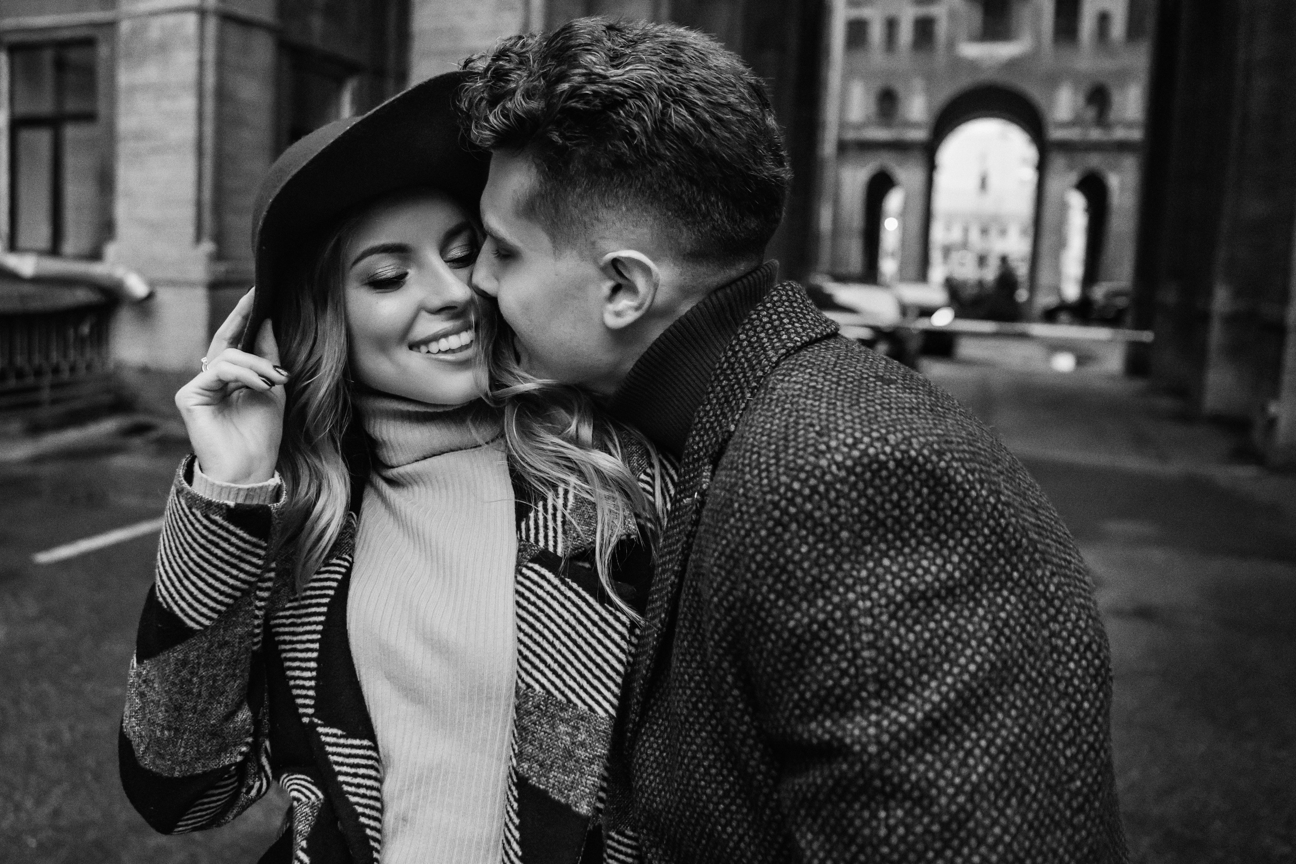 Настя и Игорь. Вечерний центр. Свадебный фотограф в Санкт-Петербурге София Шубик