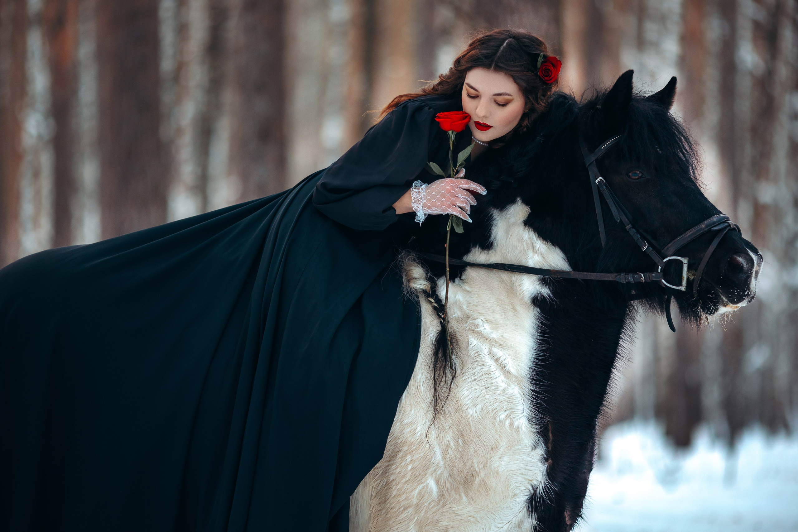 Катя и Шери. Анна Молчанова конный фотограф в Тюмени | фотосессии с лошадьми Тюмень