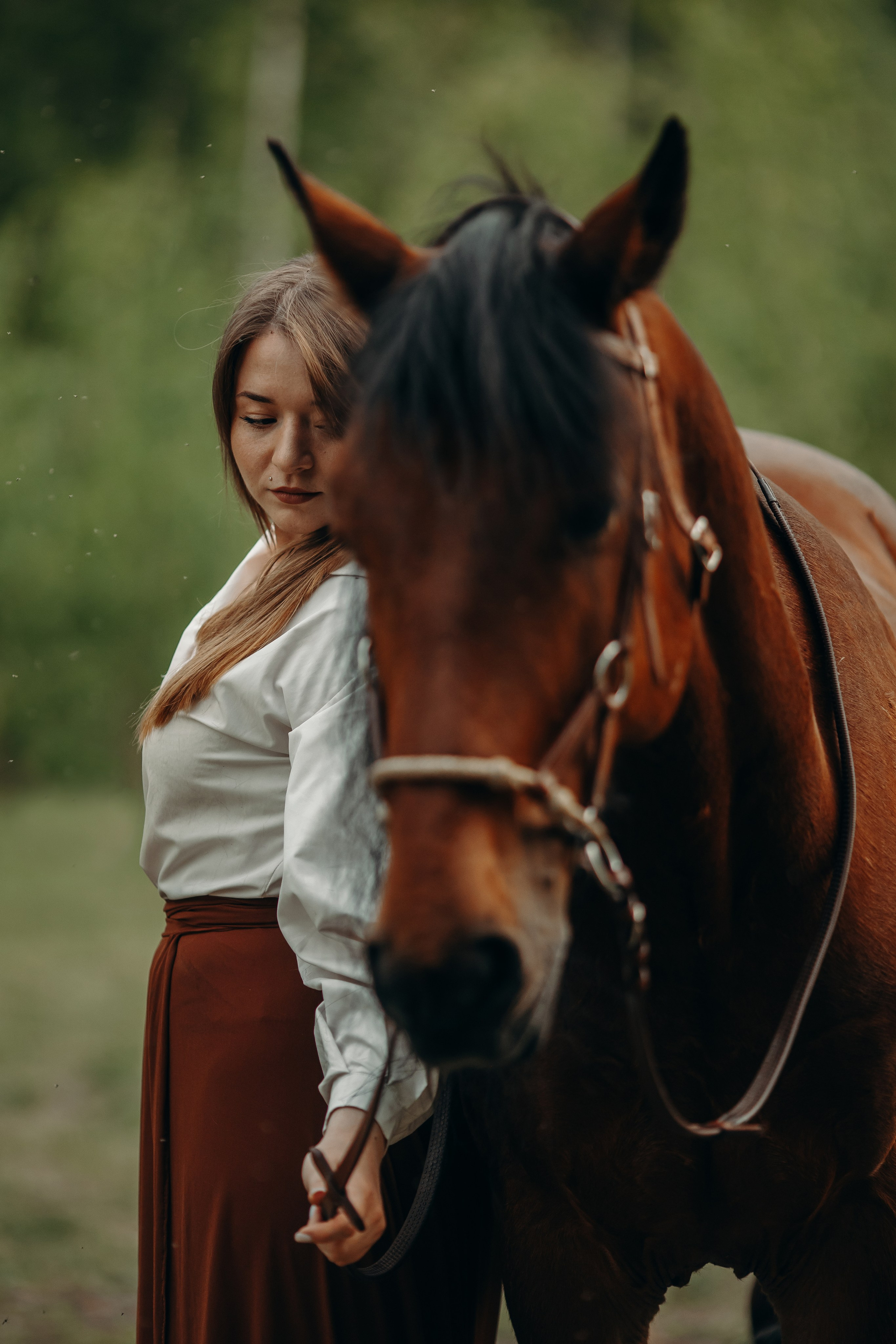 Ксения и Талисман. Анна Молчанова конный фотограф в Тюмени | фотосессии с лошадьми Тюмень