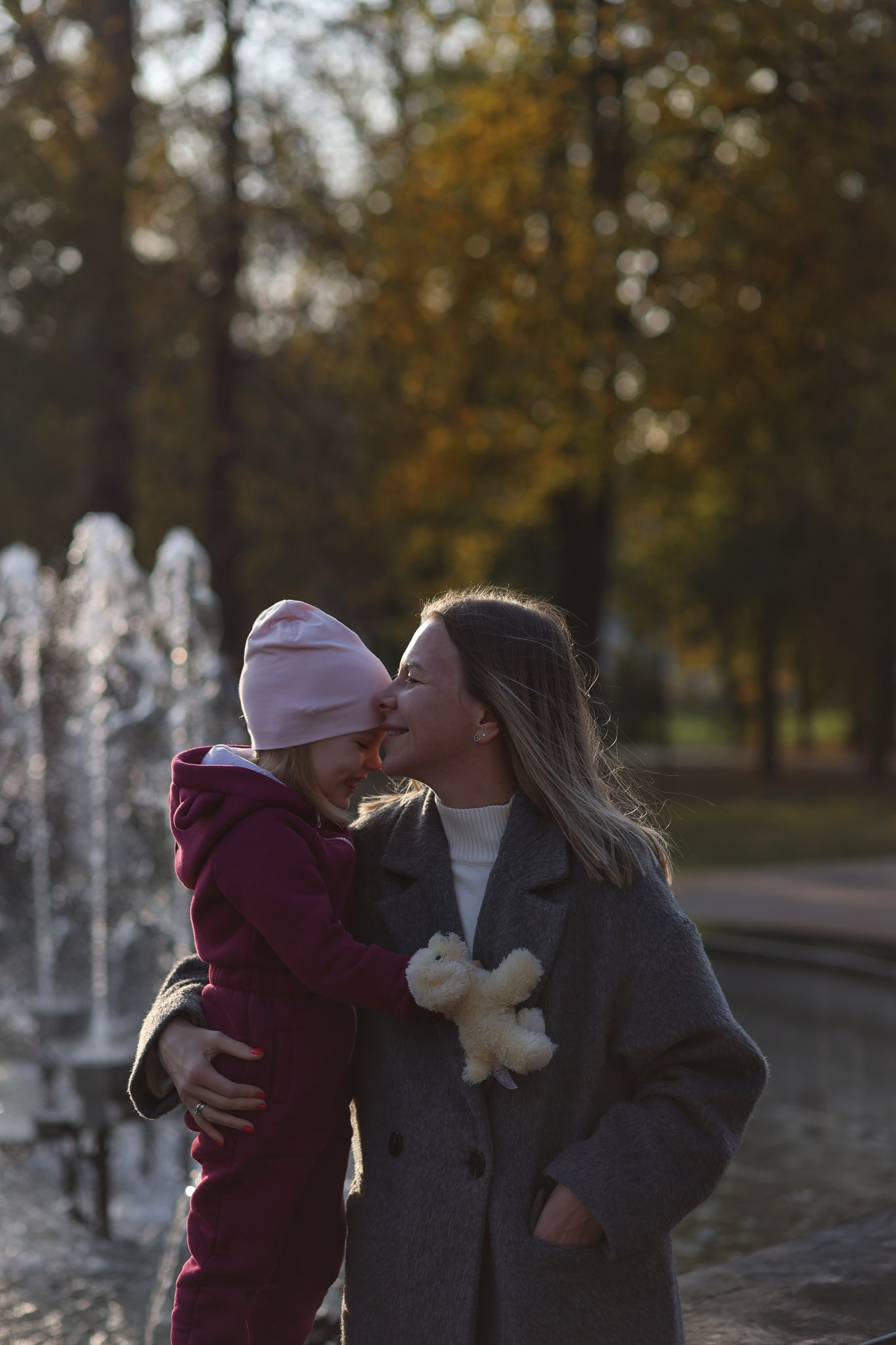 Осенняя фотосессия в парке. Портретный фотограф Москва