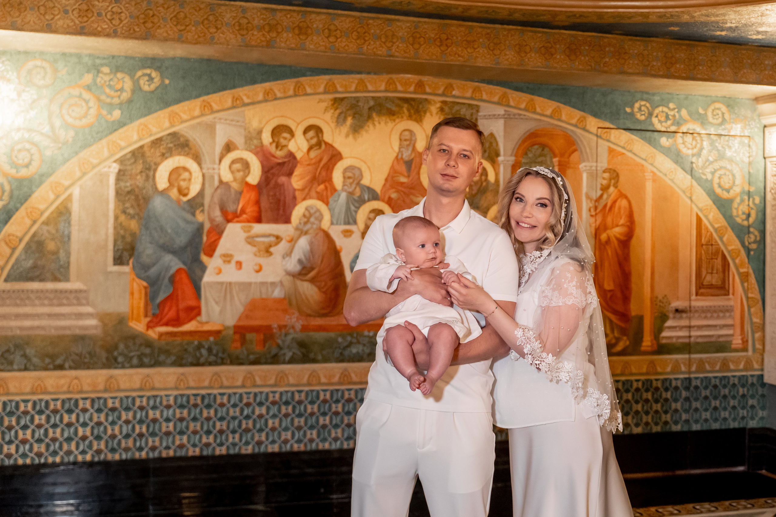Крещение в Сретенском монастыре. Фотограф \ Видеограф на Крещение, Венчание Москва